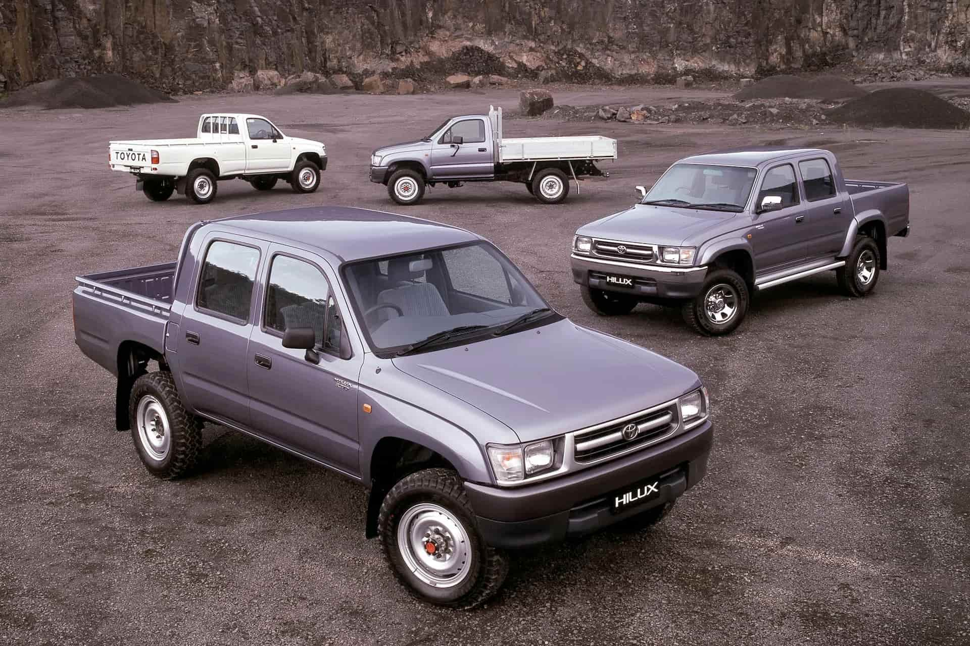 1990s Toyota Hilux trucks