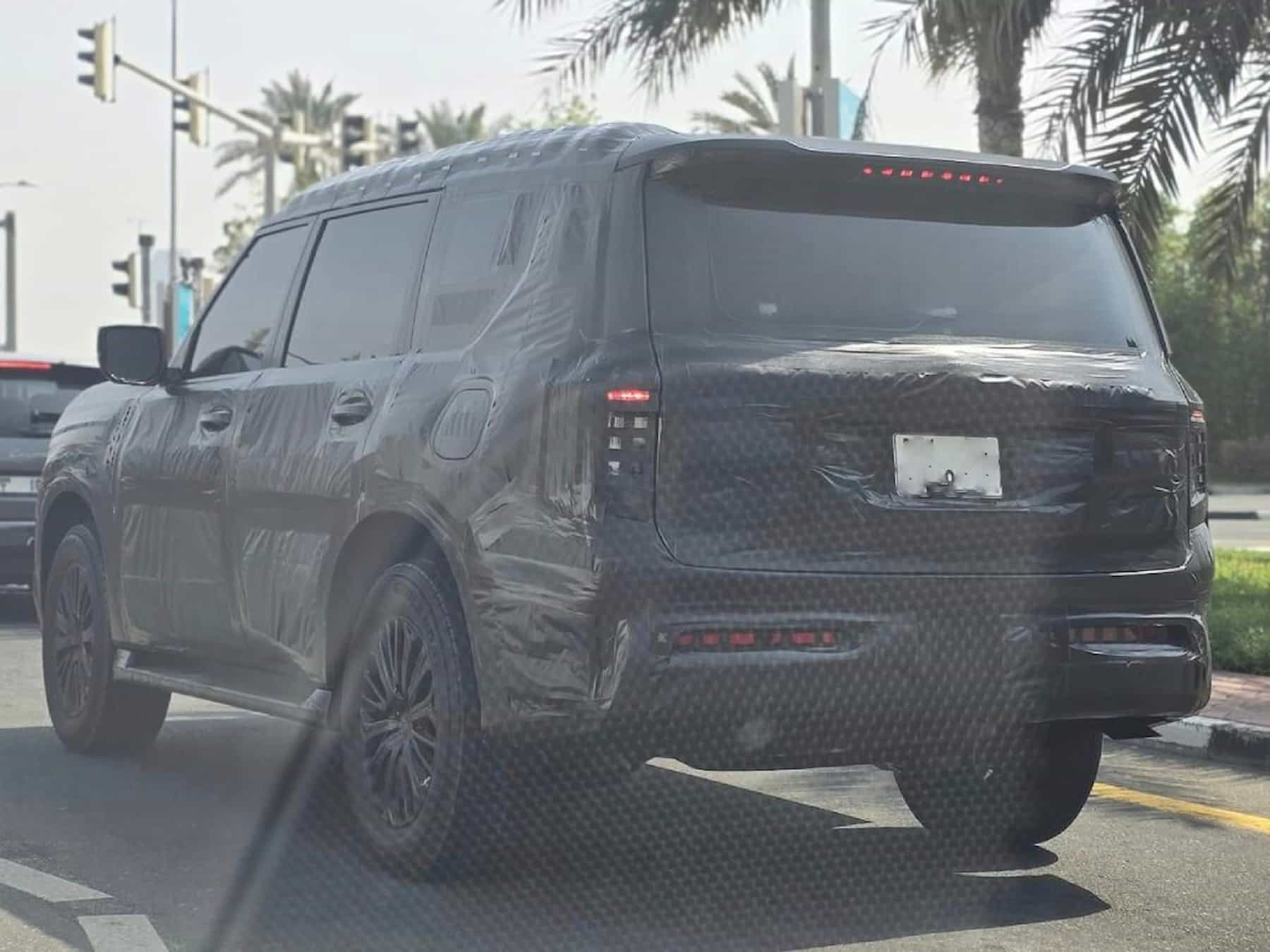 2025 Nissan Patrol Y63 spyshot 1