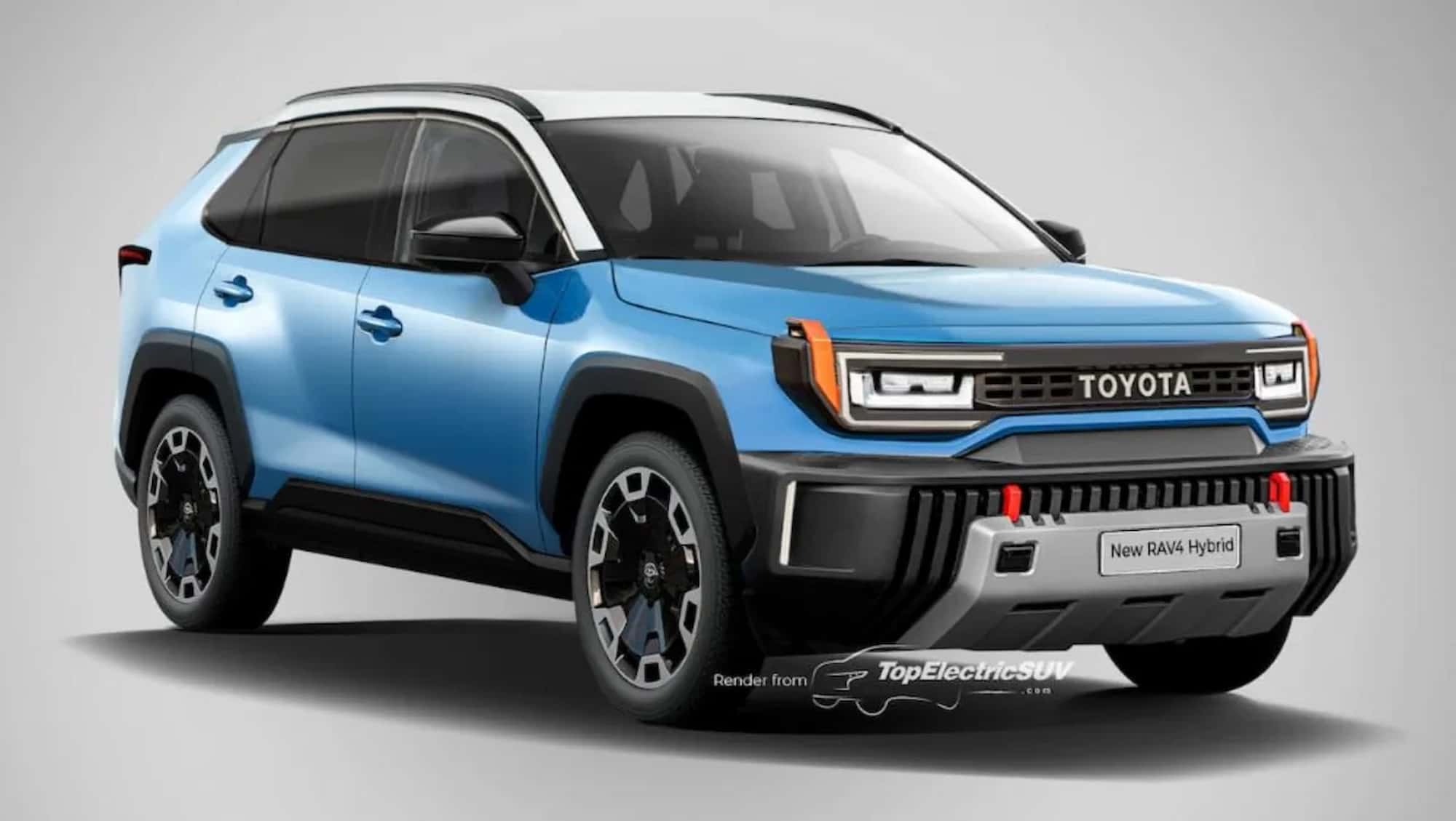 Toyota RAV4 render SUV blue 1001x565p 2