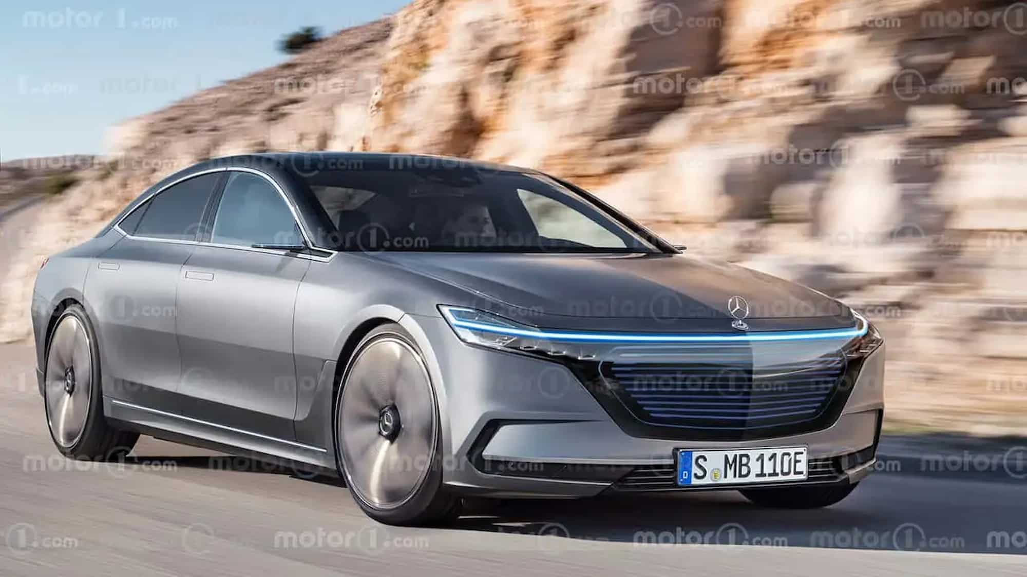 mercedes classe s elettrica 2030 il render di motor1.com 1