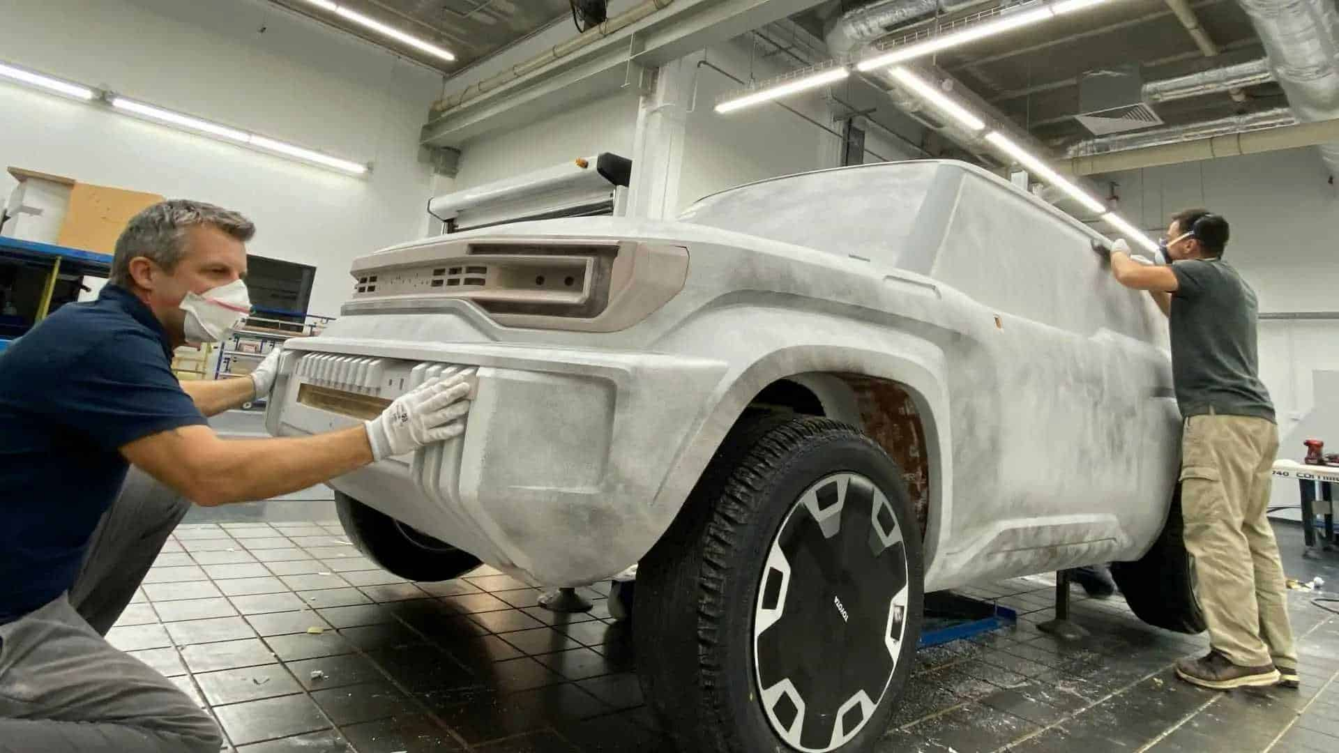 toyota compact cruiser ev assembling clay 1