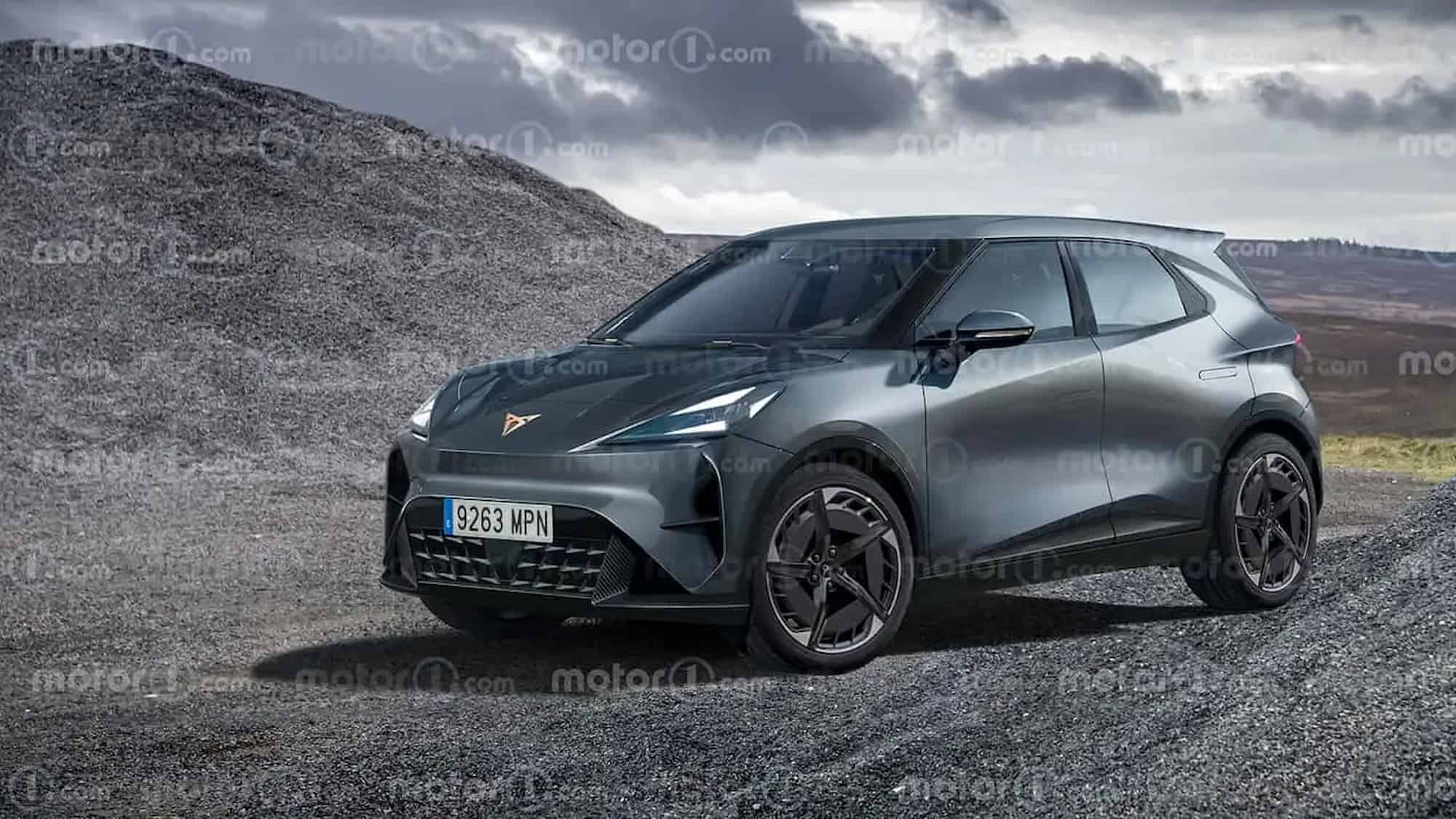 cupra raval 2025 il render di motor1.com 1