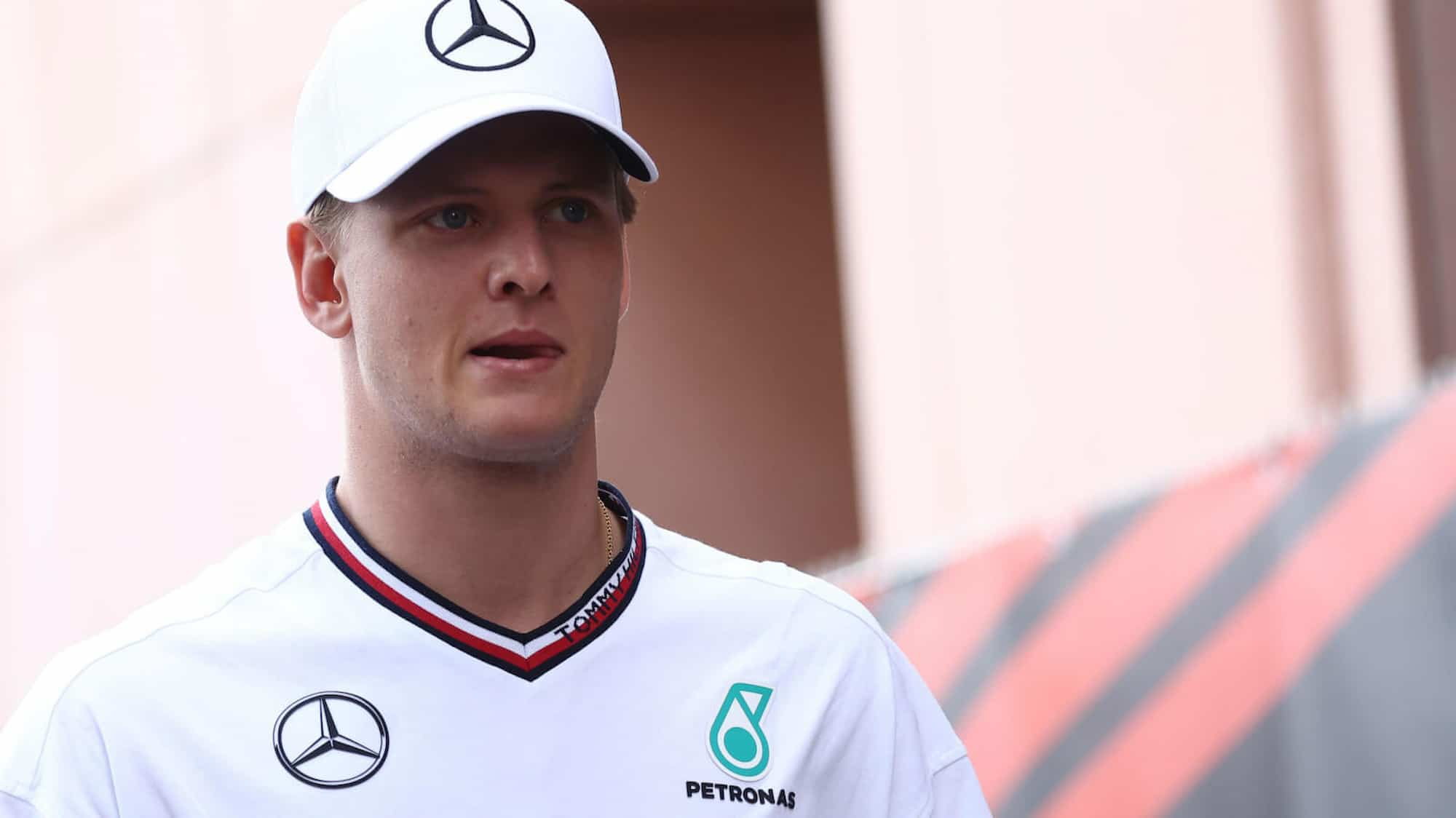 mick schumacher walks the paddock 1 1