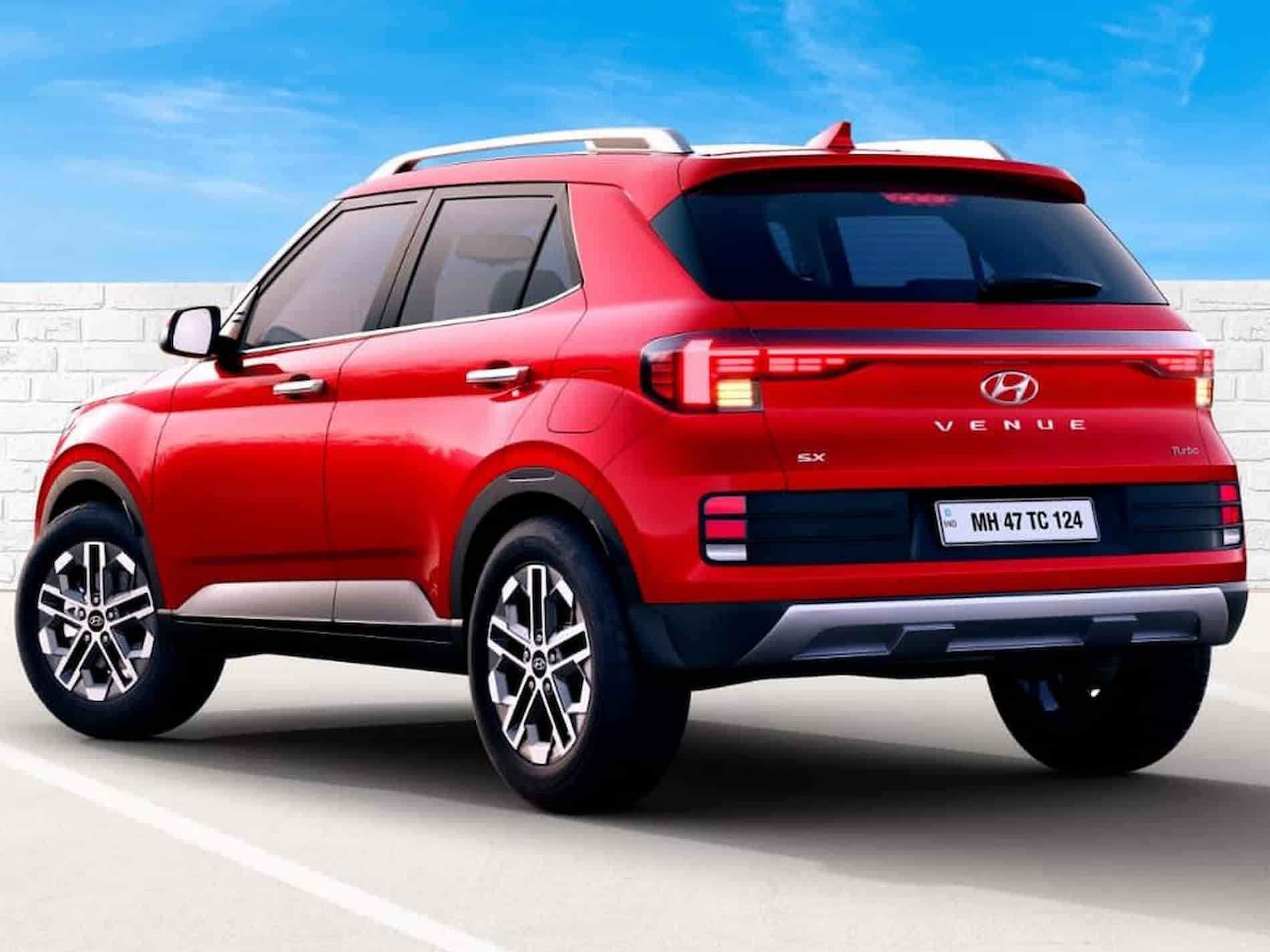 2023 Hyundai Venue Bookings Rear Red 1