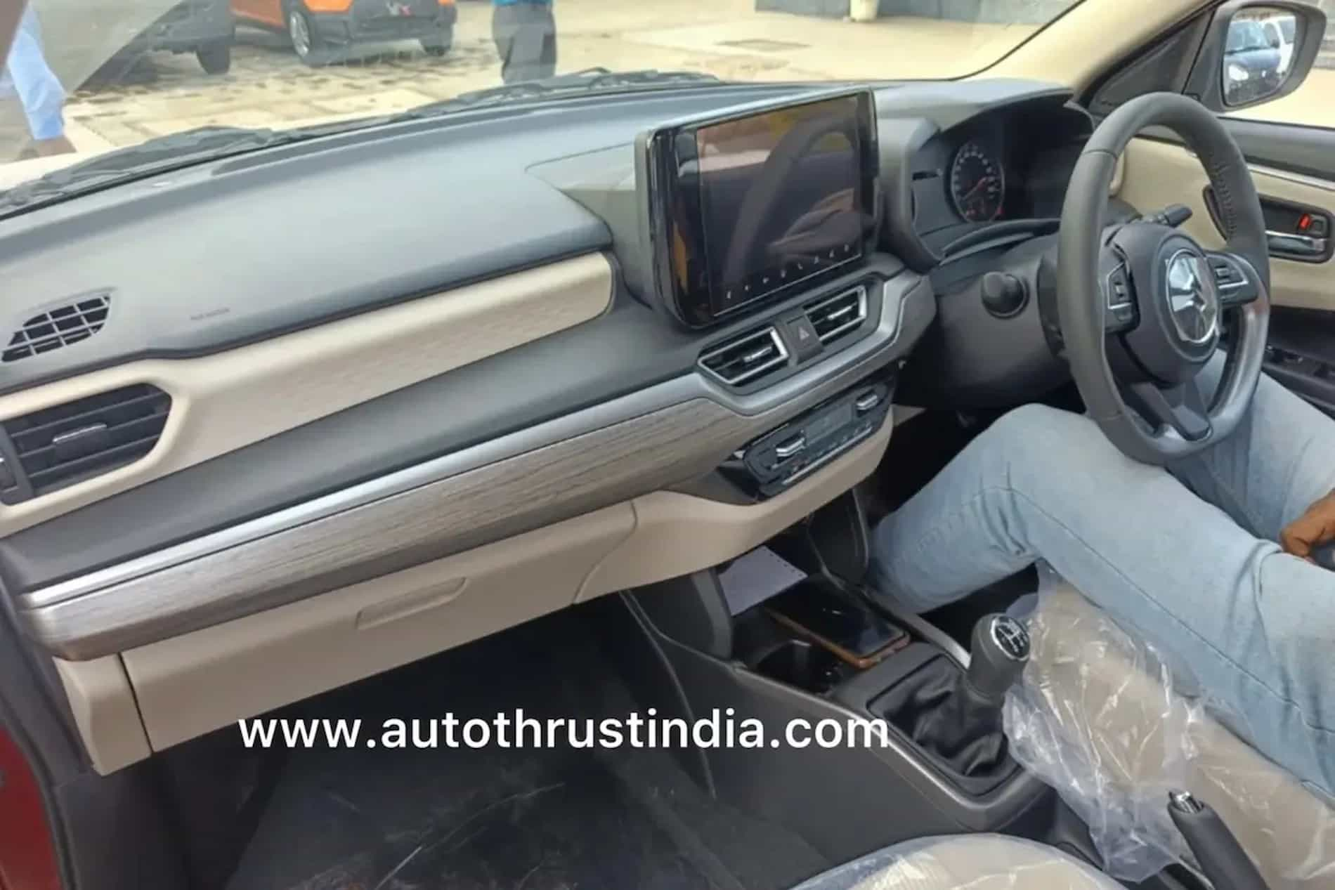 New Maruti Dzire Interior