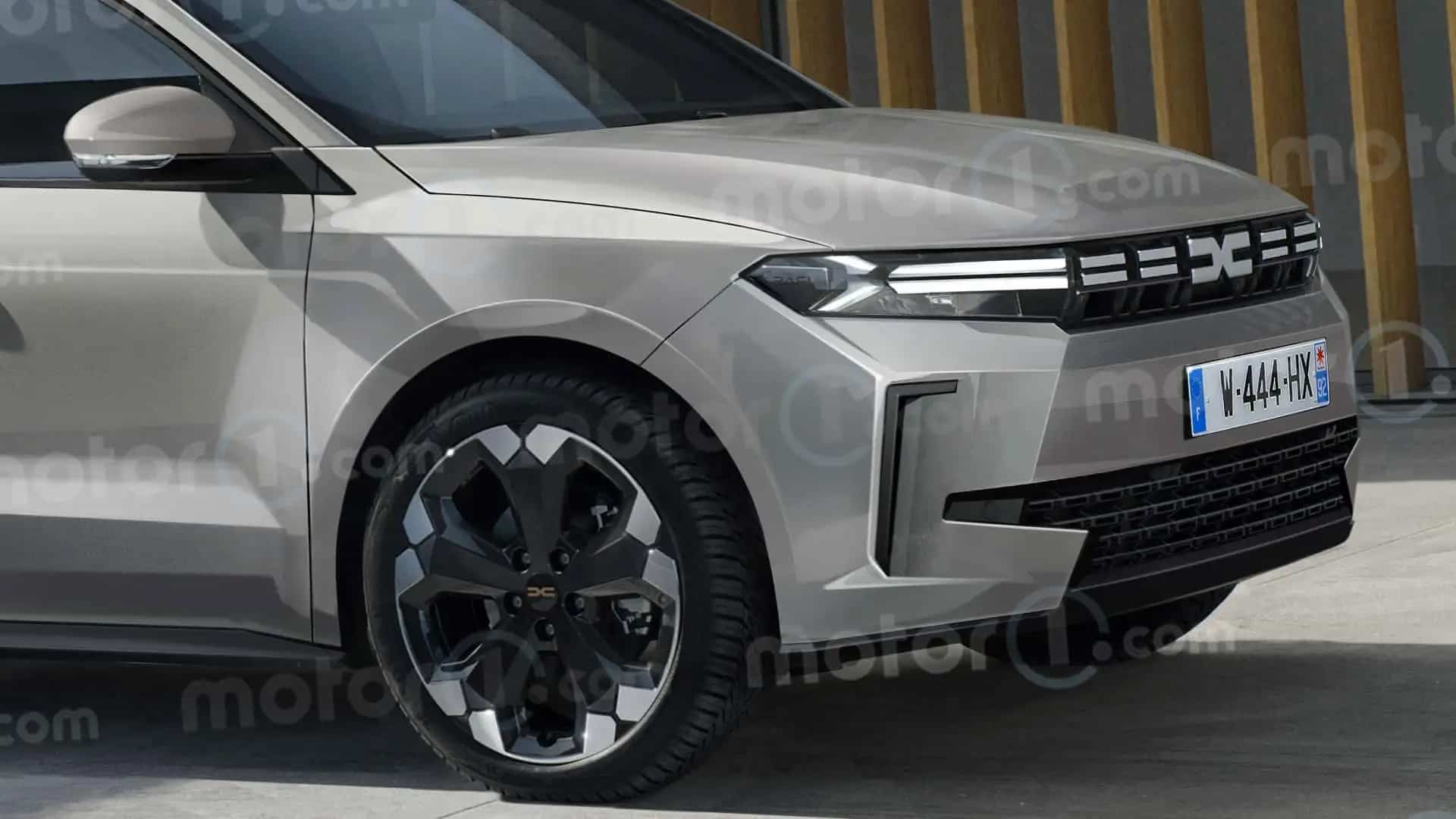 dacia segmento c 2025 il render di motor1.com