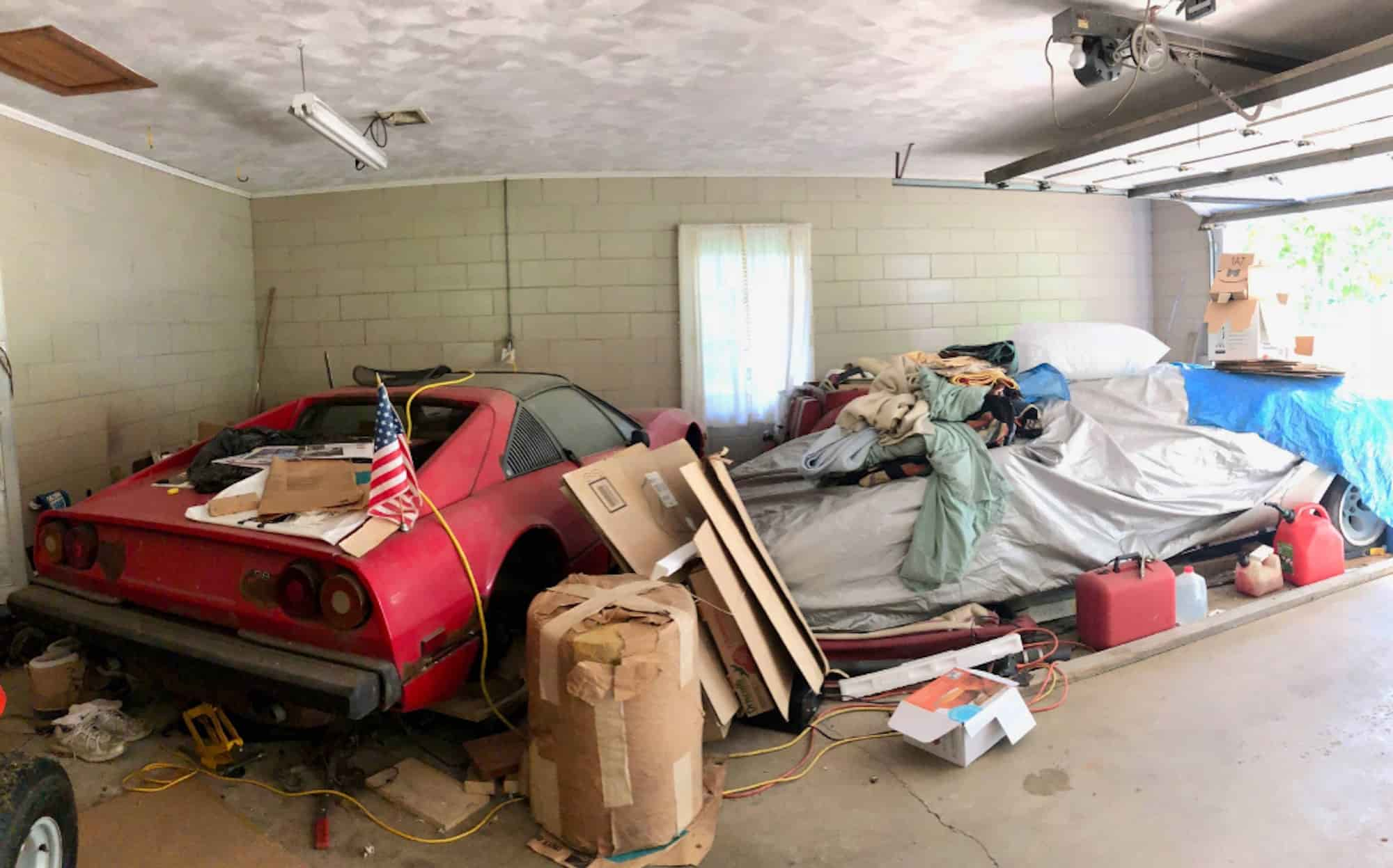 grandma hides a lambo and a ferrari in her garage both parked for 20 years 6 1