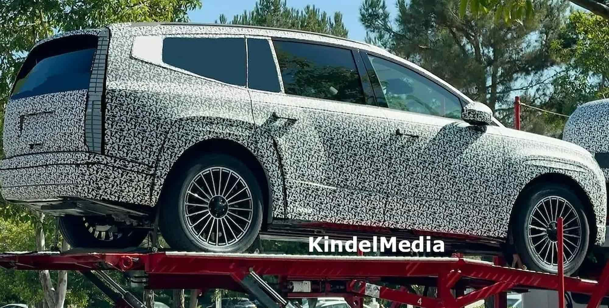 Копия ioniq 9 spied in california less camouflage 1