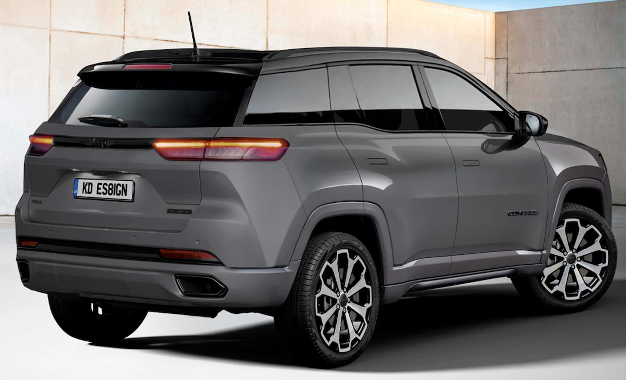 Новый Jeep Compass показан на первых неофициальных изображениях 7 06469f224177617.6806c05c057e5