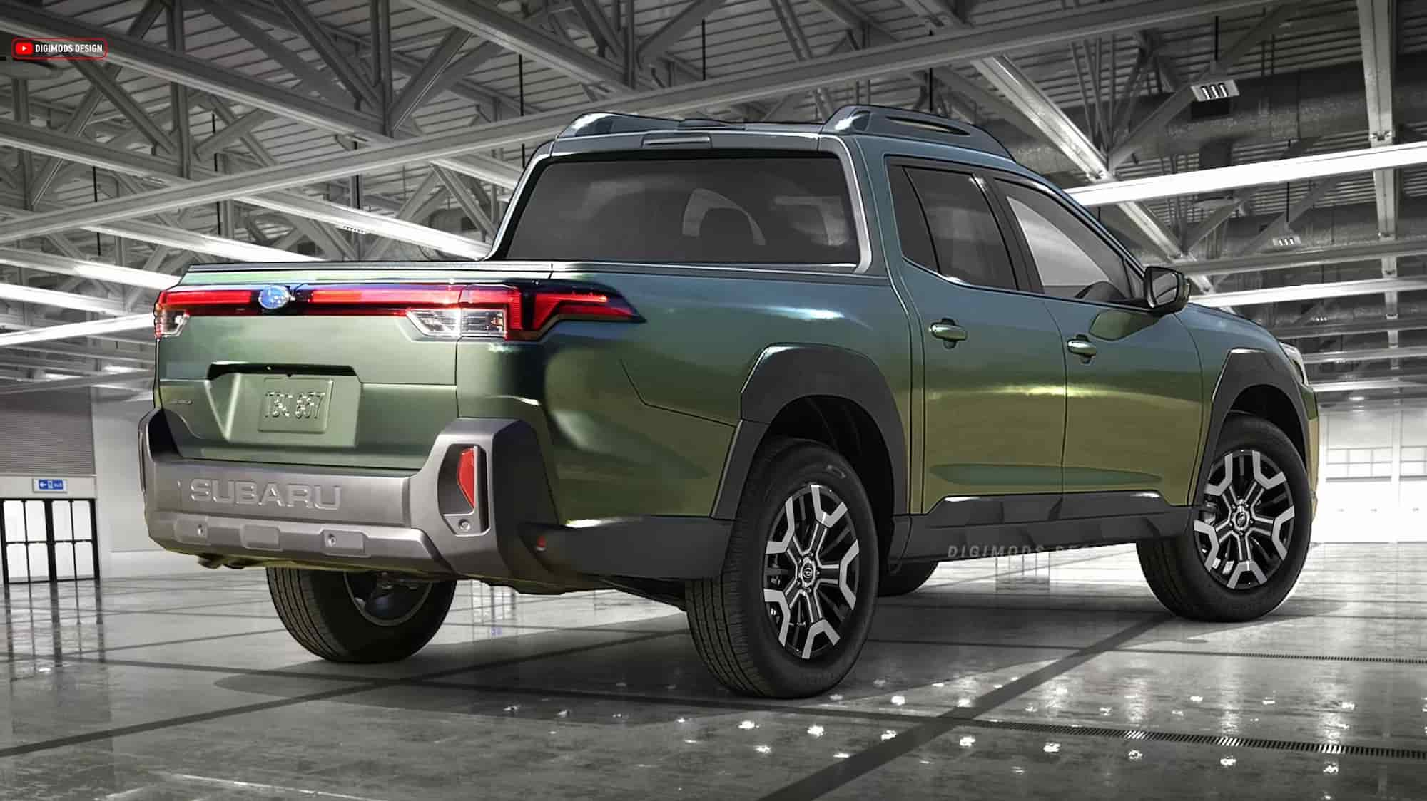 Новый Subaru Outback показали в версии для дачников 6 Subaru Outback Baja Rendering 2