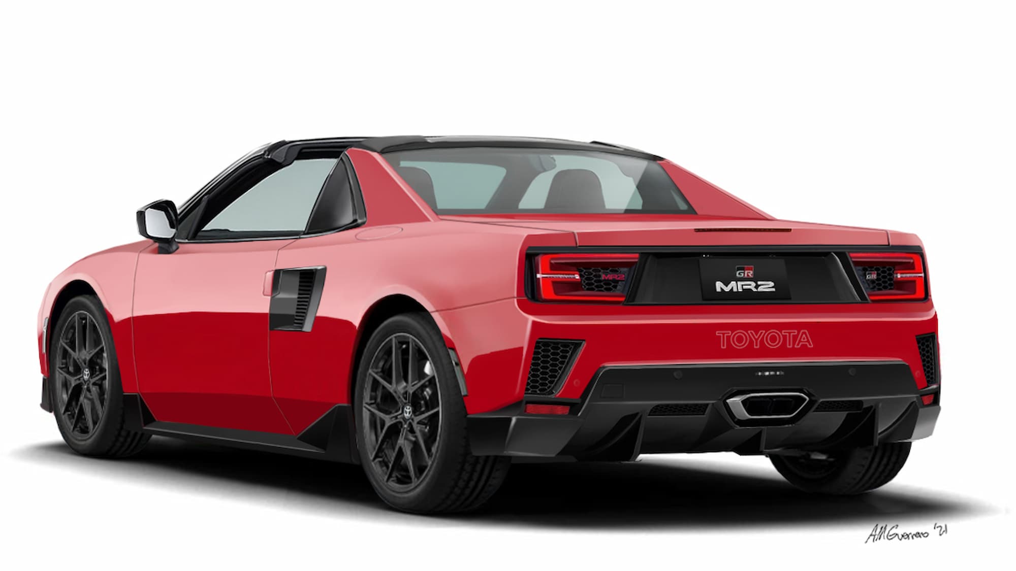 Новое спорткупе Toyota MR2 может получить нестандартный дизайн 7 modern electric toyota mr2 render 2 1622459986 1