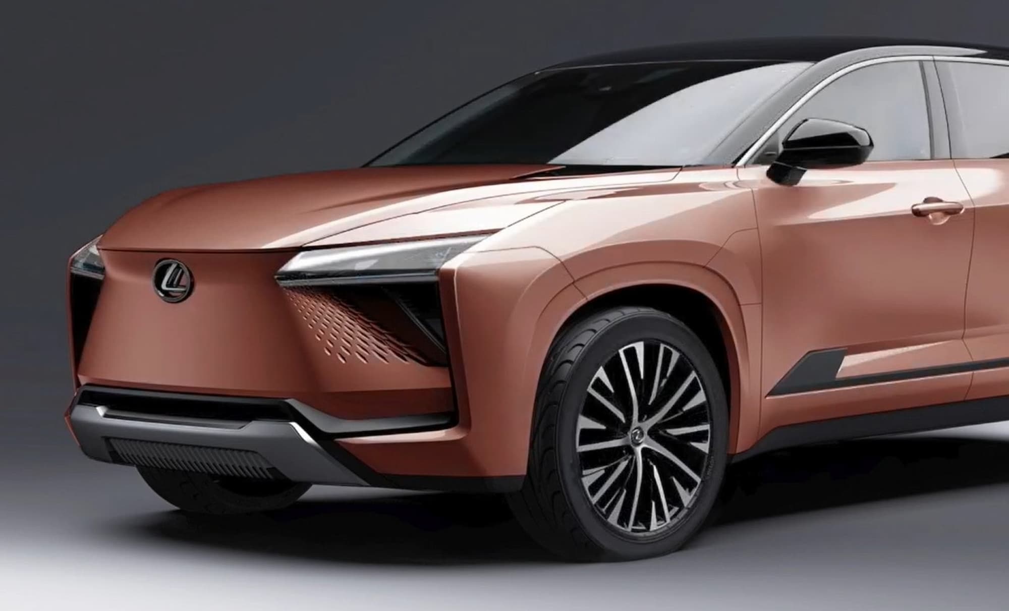 Новый 7-местный электрический кроссовер Lexus готовится затмить немецких конкурентов 4 rendering lexus tz becomes toyota bz5x s seven seat crossover suv twin in fantasy land 6 2