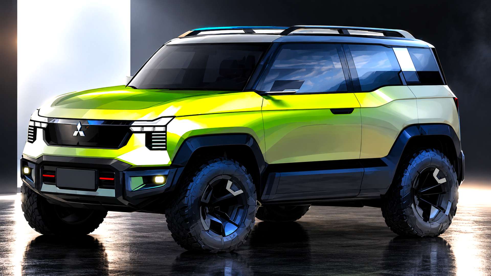 Возрожденный Mitsubishi Pajero Mini на новом концепт-арте