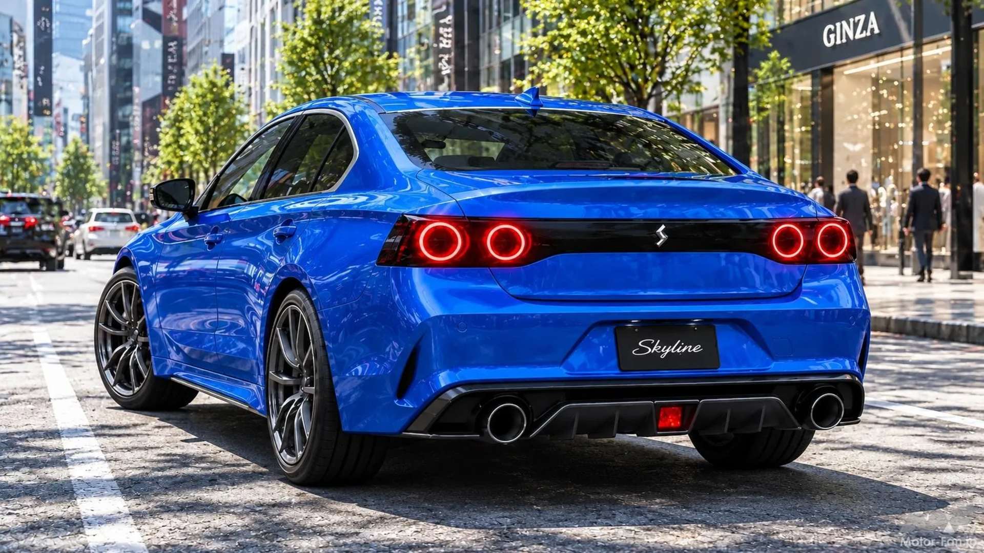 Новый Nissan Skyline получит новый дизайн, но сохранит ДВС