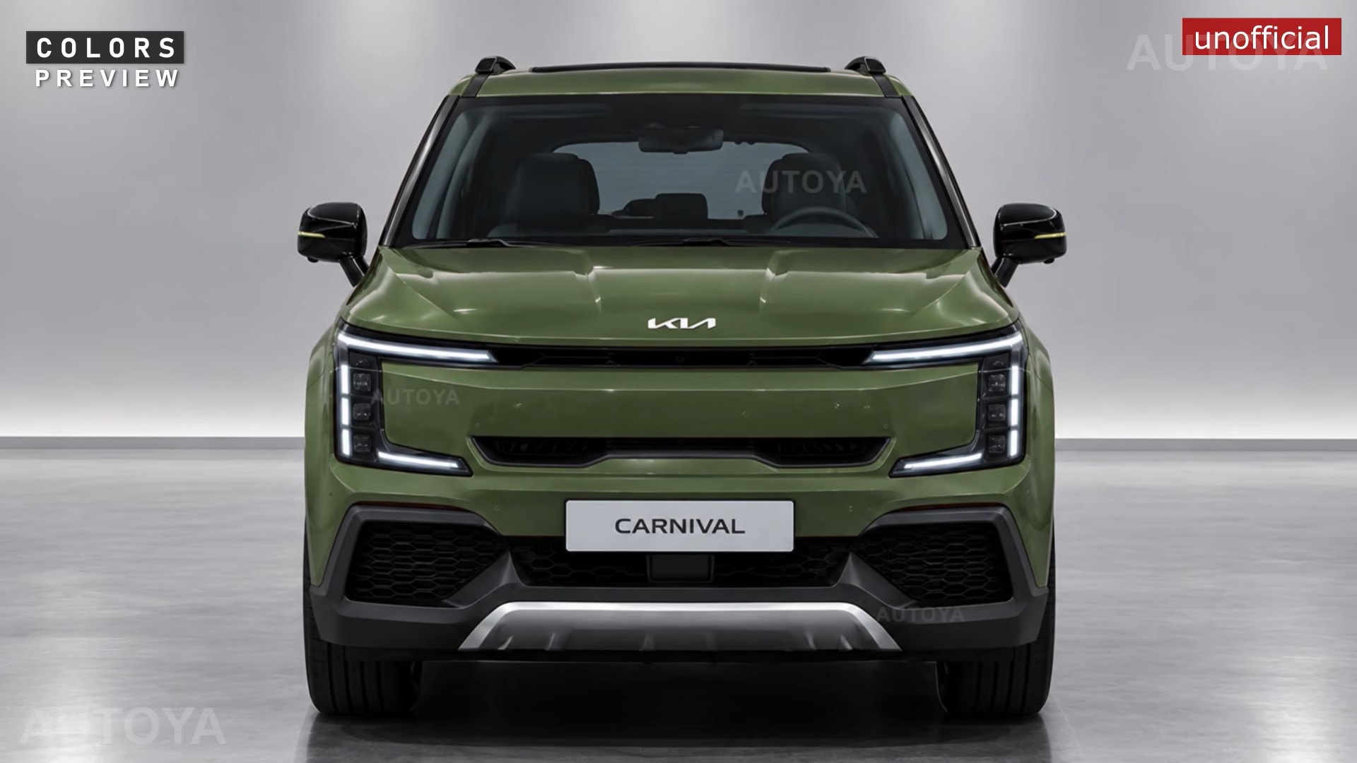 Новый Kia Carnival на неофициальных изображениях