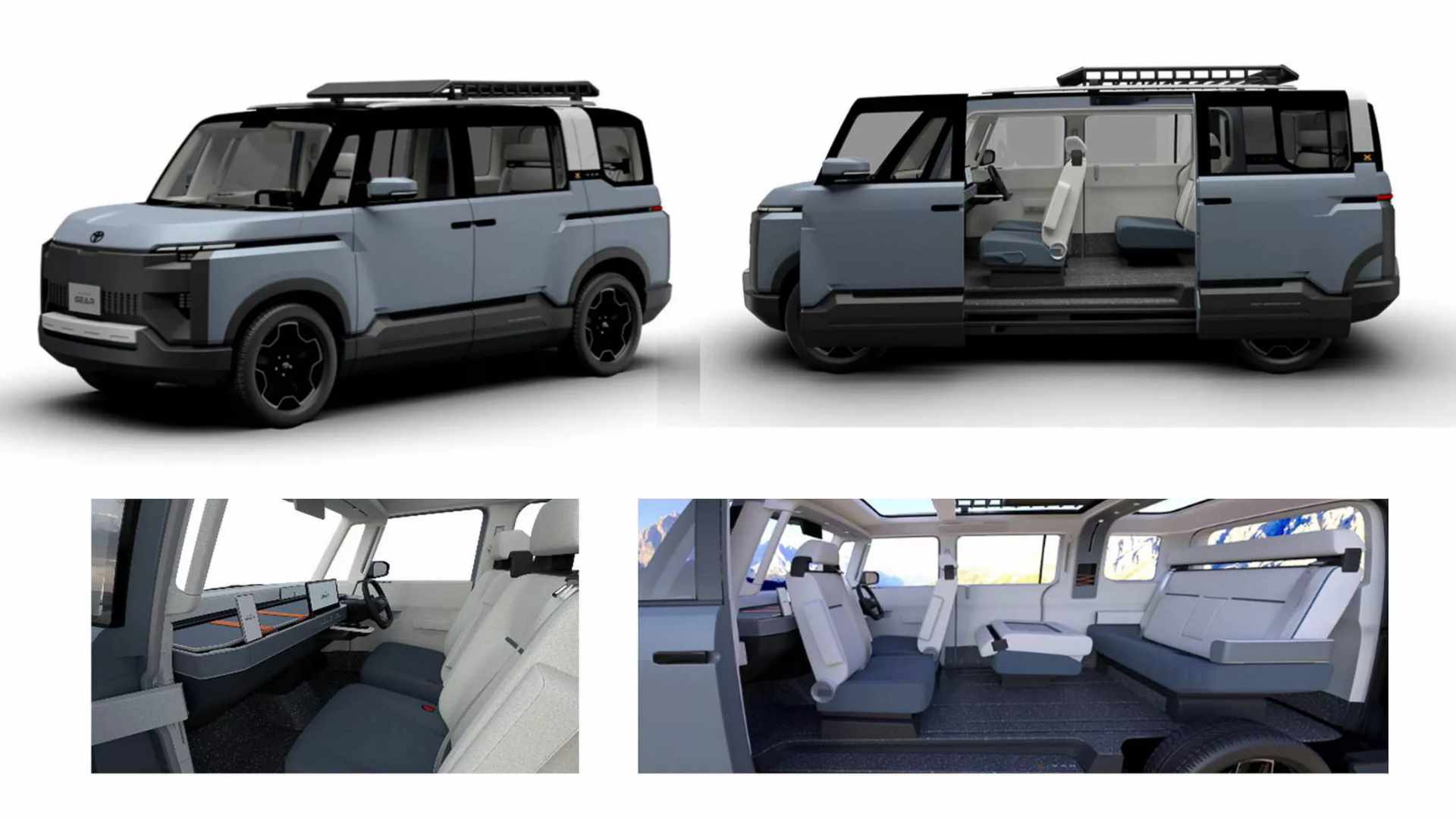 Внедорожный концепт Toyota X-Van Gear для борьбы с Mitsubishi Delica: по-прежнему без серийной версии