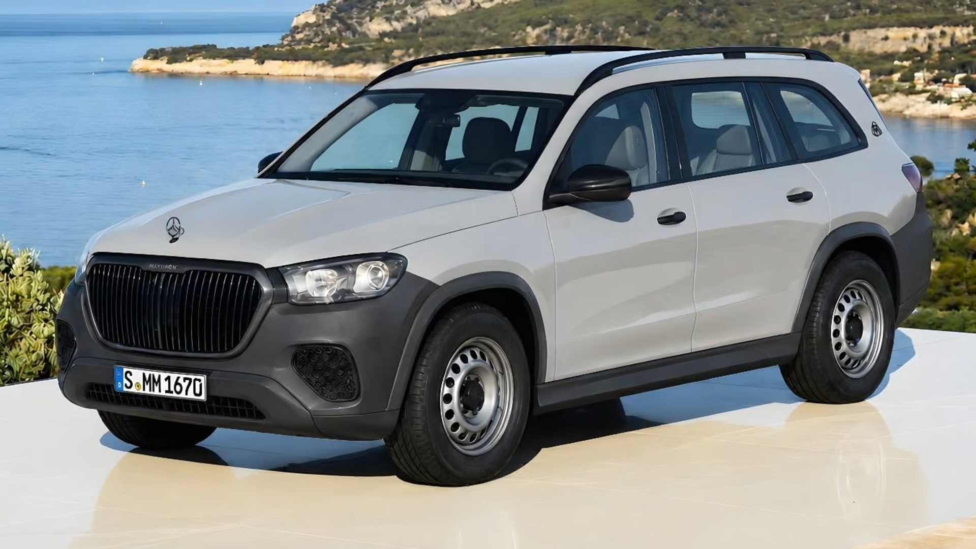 Новый Mercedes-Maybach GLS показали на рендерах с пластиковыми бамперами, спартанским интерьером и мотором Renault 1 Новый Mercedes-Maybach GLS показали на рендерах с пластиковыми бамперами, спартанским интерьером и мотором Renault