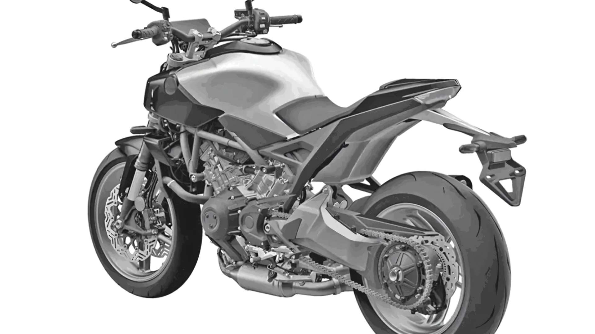 Honda готовит новый суперспортивный мотоцикл с атмосферным 900-кубовым двигателем V3 3 Honda готовит новый суперспортивный мотоцикл с атмосферным 900-кубовым двигателем V3
