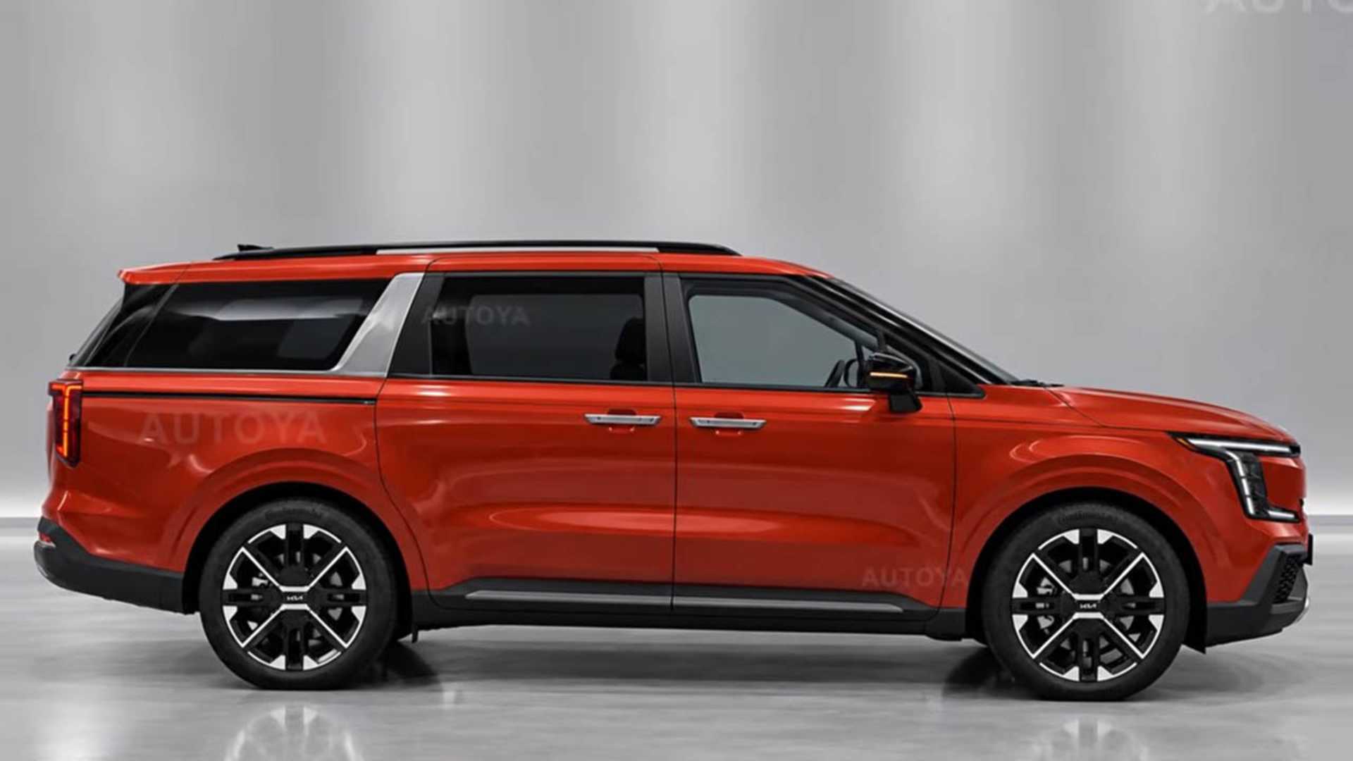 Kia Carnival следующего поколения на первых концепт-артах 3 Kia Carnival следующего поколения на первых концепт-артах
