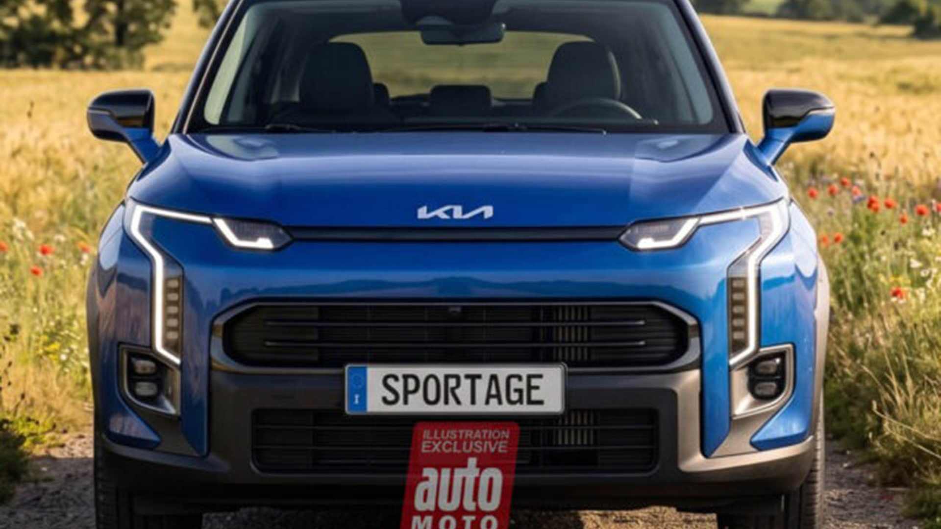 Kia Sportage следующего поколения показали на реалистичном рендере