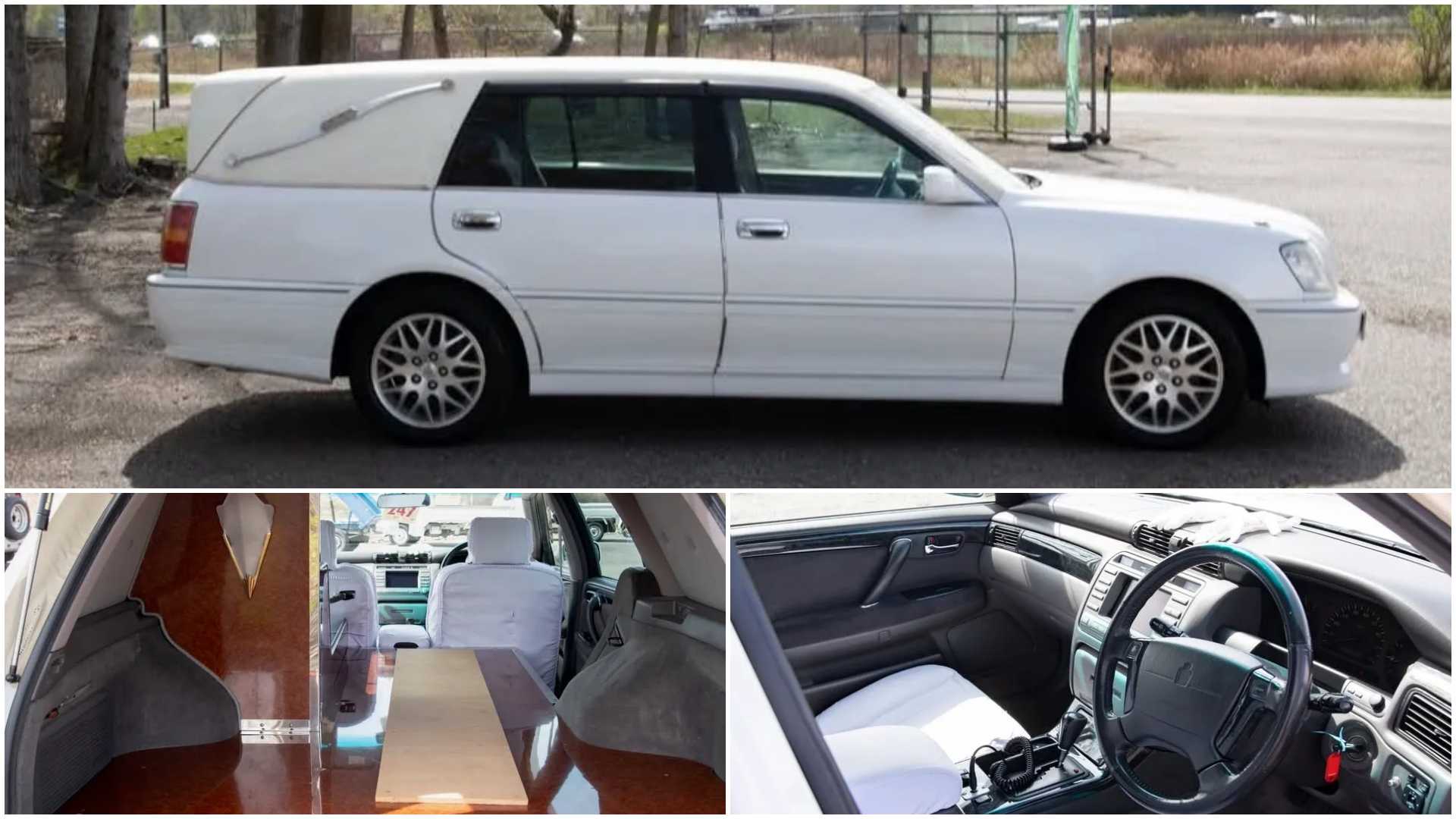 Toyota Crown Athlete V с мотором 1JZ превратили в катафалк и выставили на продажу