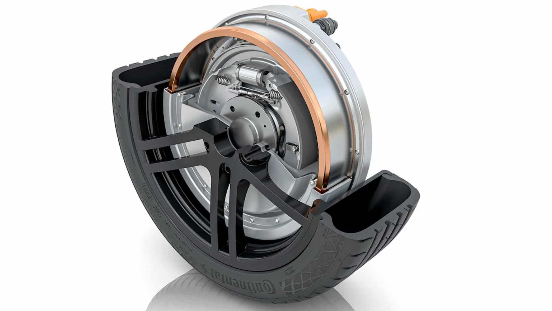 Continental может выпустить мотор-колесо, объединив электродвигатель и тормоз в одной ступице