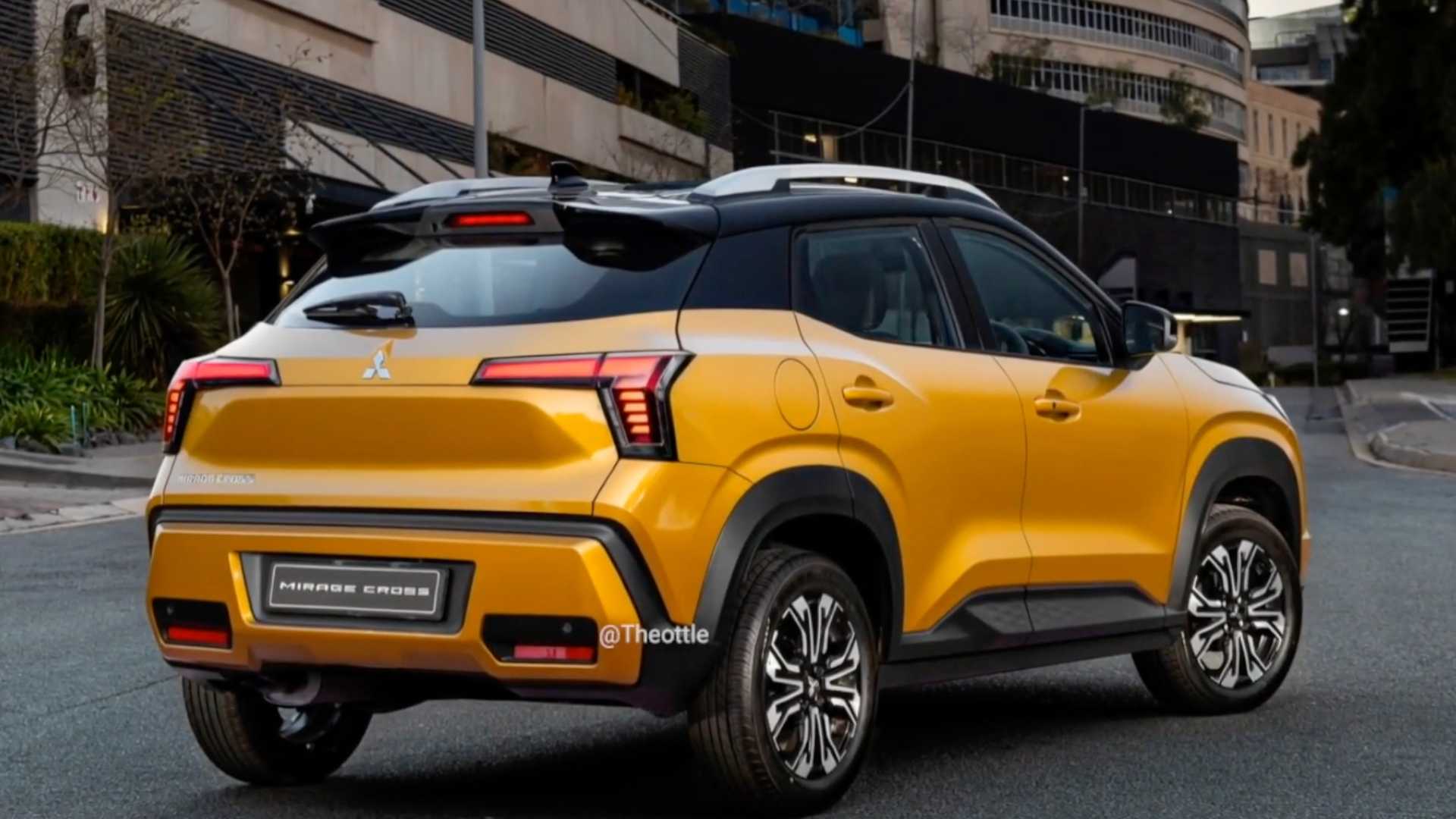 Mitsubishi Mirage представили виртуально в виде бюджетного компакт-кроссовера 2 Mitsubishi Mirage представили виртуально в виде бюджетного компакт-кроссовера