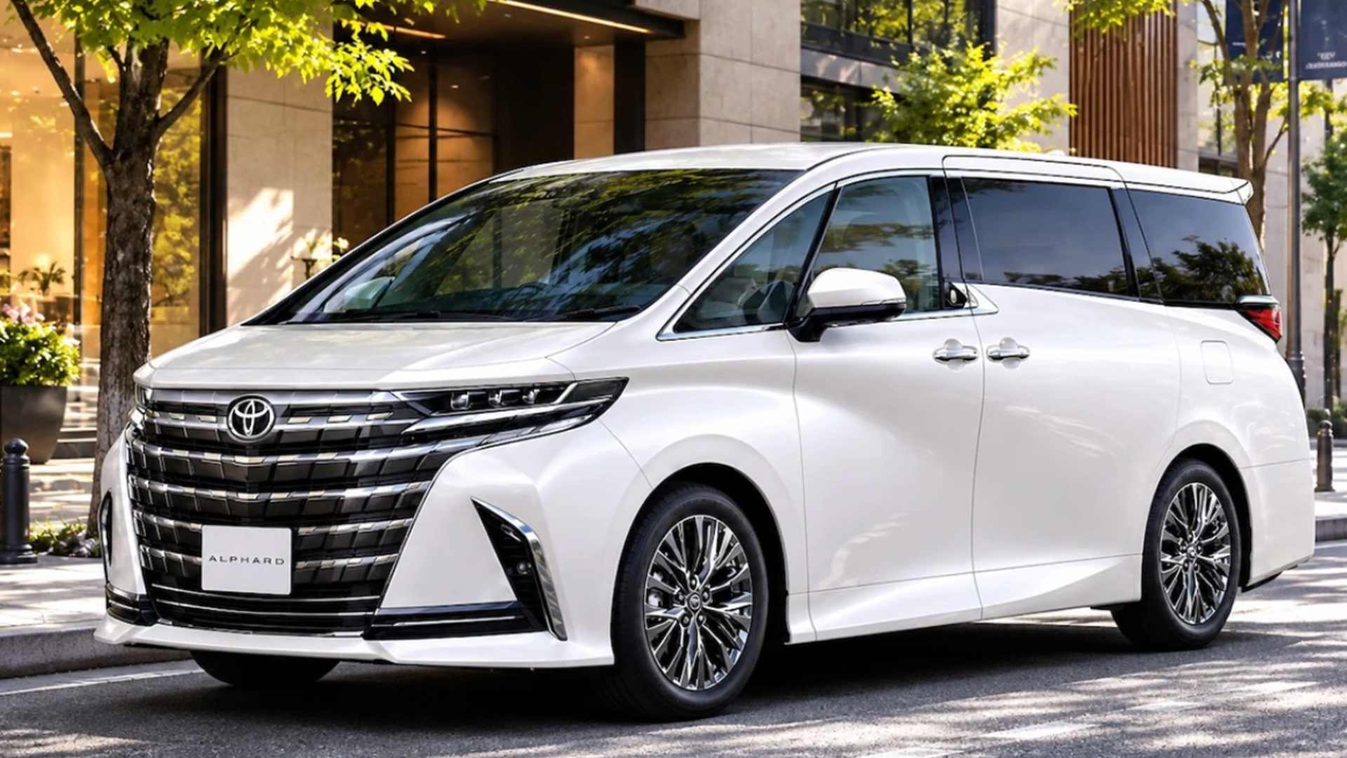 Toyota Alphard показали неофициально в рестайлинг-версии