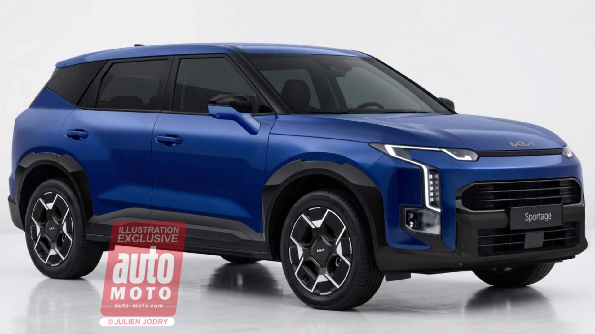 Kia Sportage следующего поколения показали на реалистичном рендере