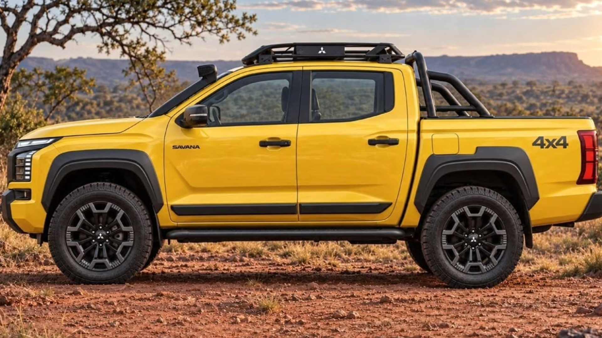 Новый Mitsubishi L200 с дизайном Pajero показали на первых рендерах 2 Новый Mitsubishi L200 с дизайном Pajero показали на первых рендерах