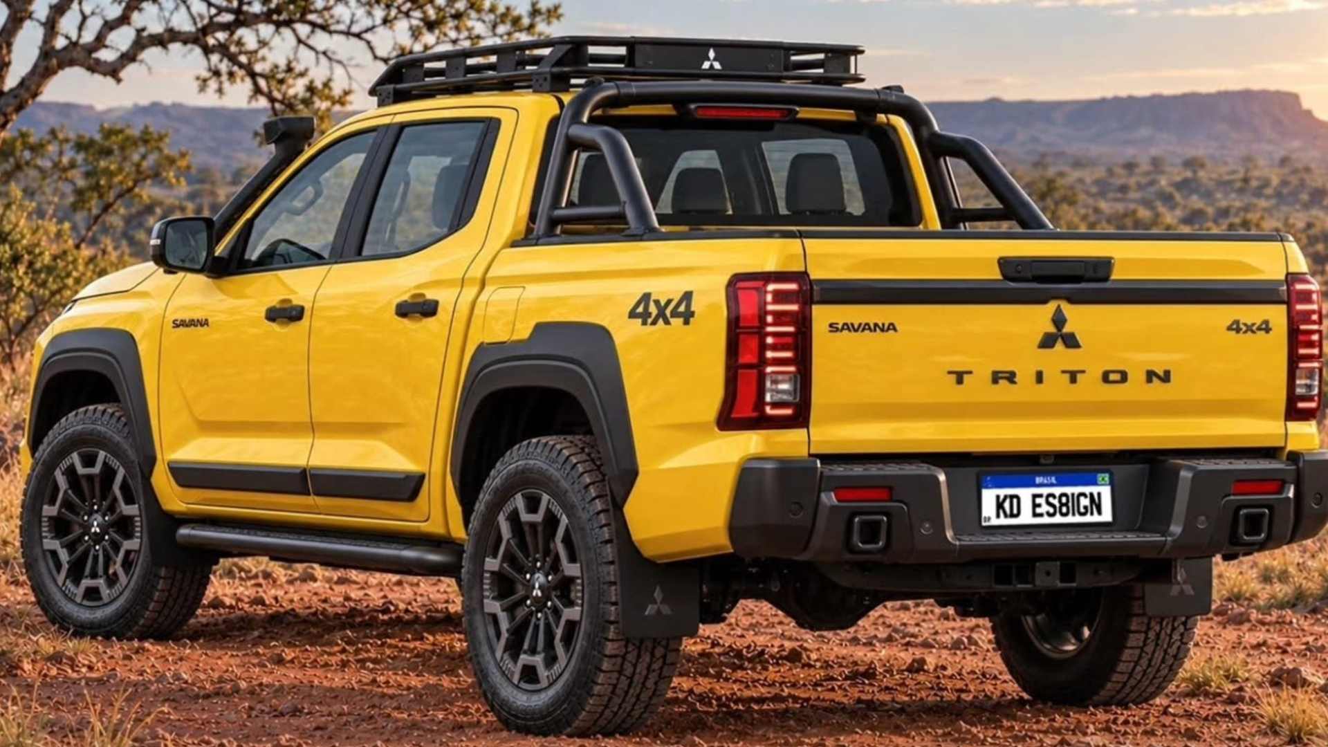 Новый Mitsubishi L200 с дизайном Pajero показали на первых рендерах 3 Новый Mitsubishi L200 с дизайном Pajero показали на первых рендерах