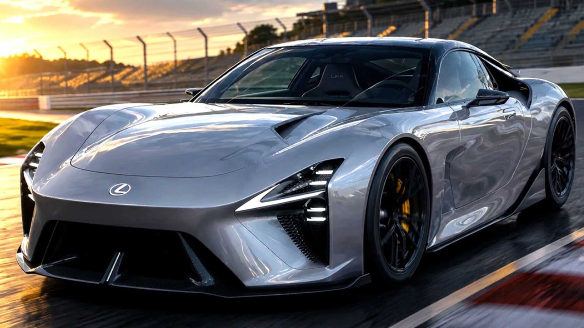 Новый суперкар Lexus научат работать не только на электричестве