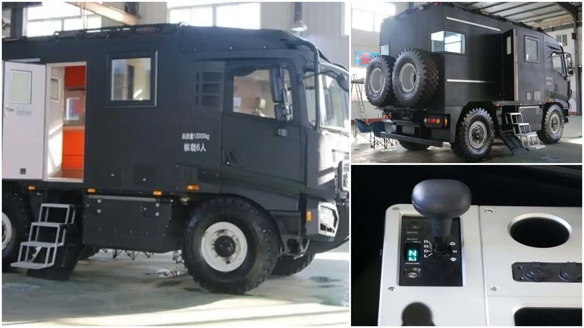 Китайский экспедиционный автодом Monster на базе водовоза превратили в конкурента Mercedes Unimog 3 Китайский экспедиционный автодом Monster на базе водовоза превратили в конкурента Mercedes Unimog