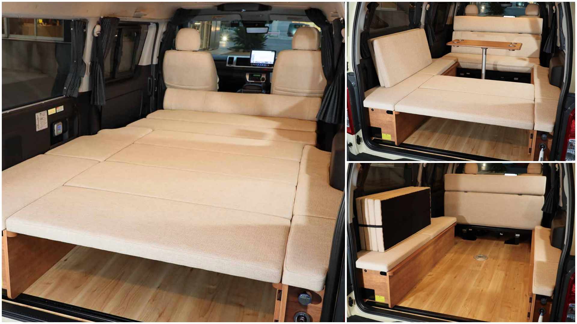Toyota Hiace превратили в кемпер с трансформируемым салоном