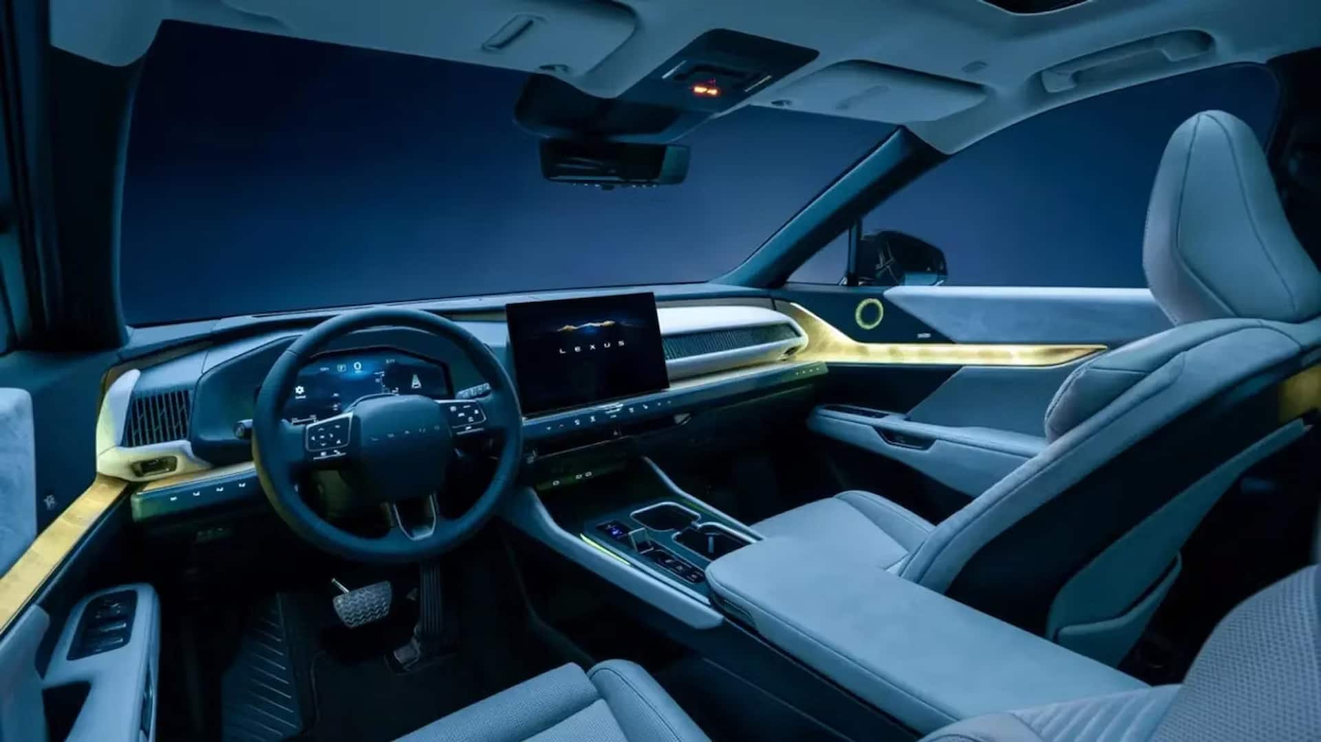Большой электрифицированный кроссовер Lexus TZ получил обвес Modellista
