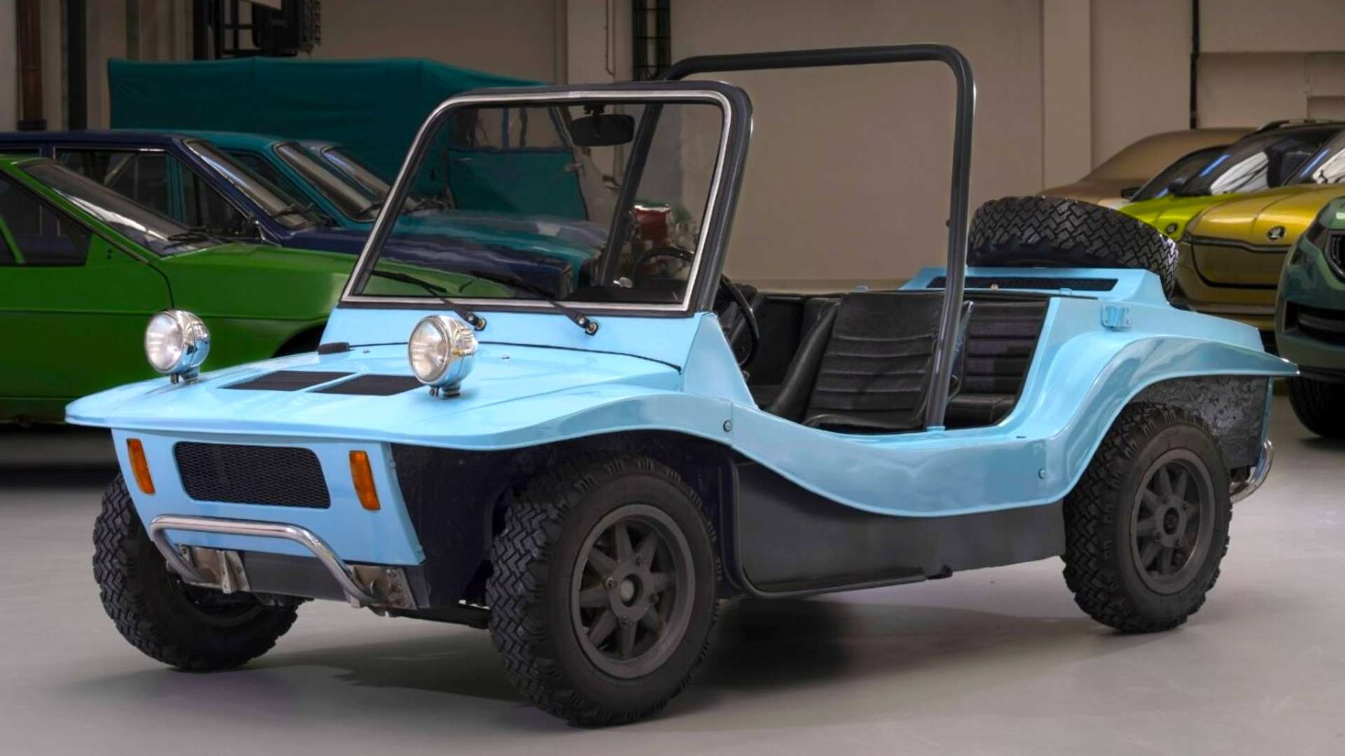 Самым необычным автомобилем Skoda в истории был 4-местный багги из 70-х