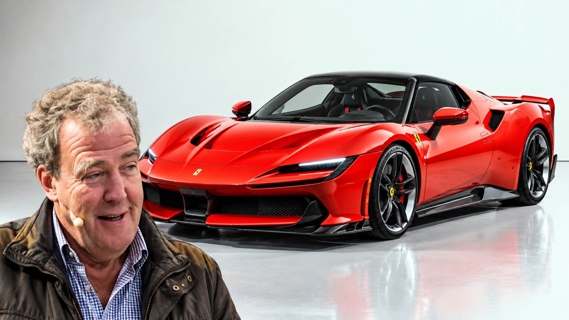 Джереми Кларксон раскритиковал Ferrari 296 Speciale A за шумную крышу и плохую маневренность