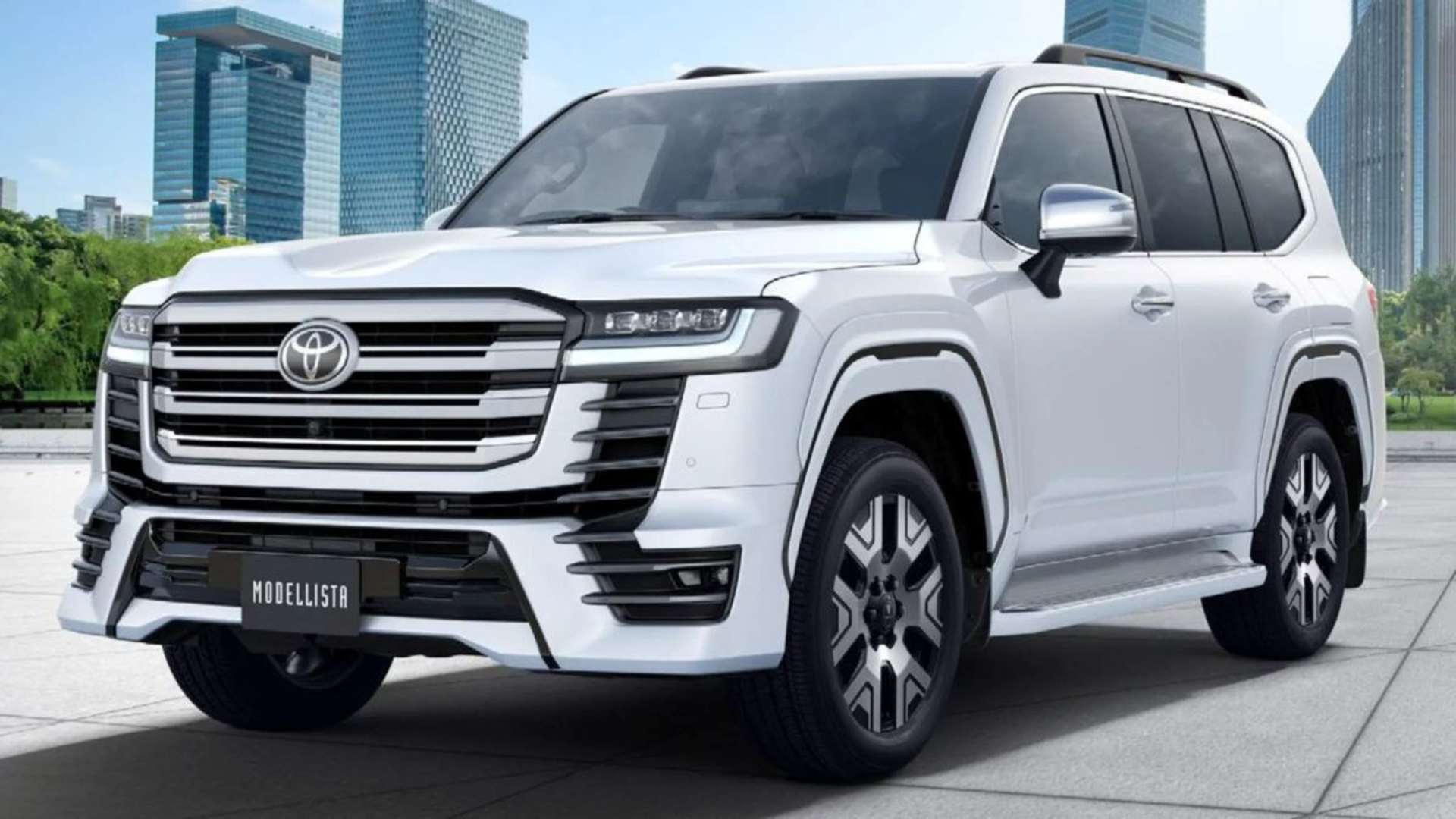 Обновленному Toyota Land Cruiser 300 добавили стиля обвесом Modellista