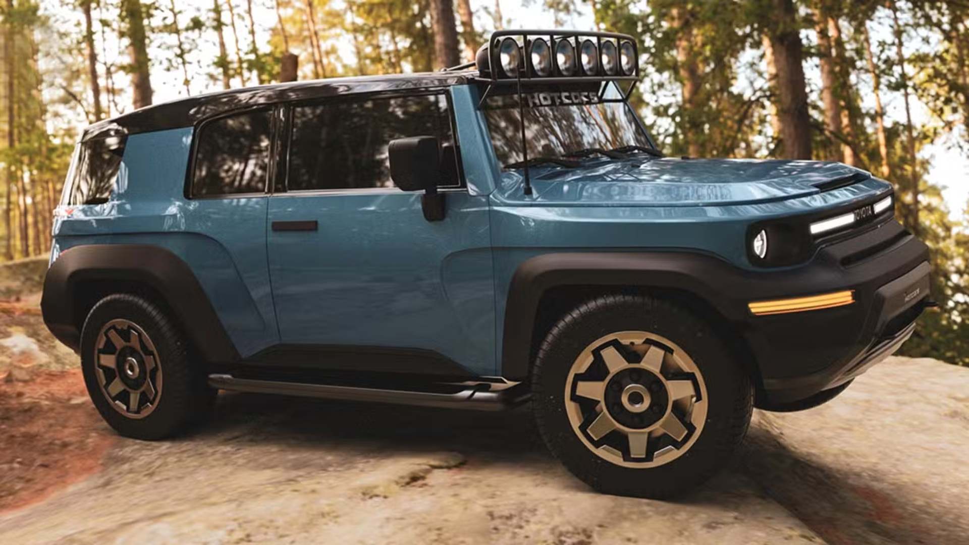 Новый Toyota FJ Cruiser показали на концепт-артах с современным дизайном 1 Новый Toyota FJ Cruiser показали на концепт-артах с современным дизайном