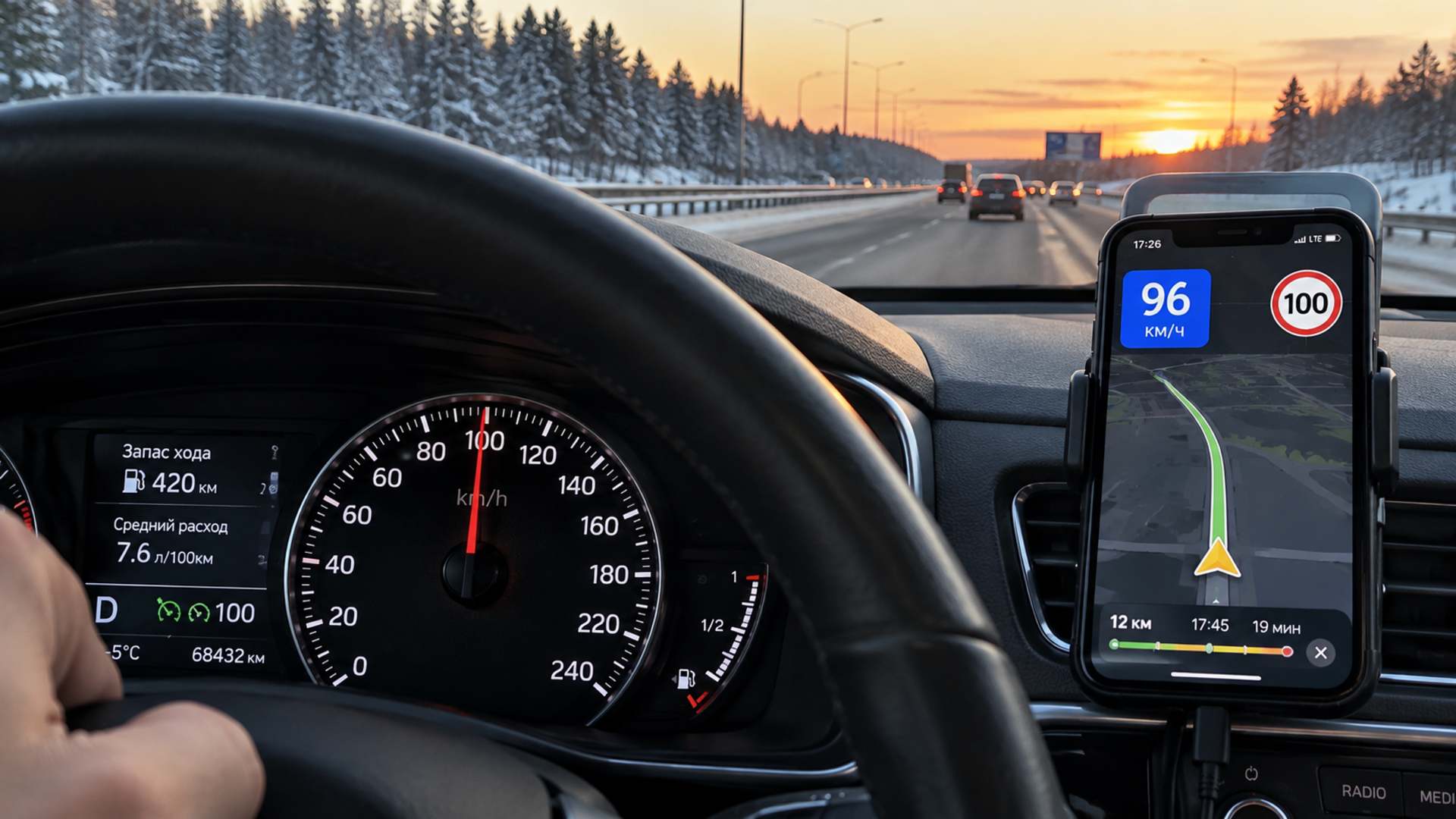 Почему спидометр автомобиля показывает скорость выше реальной