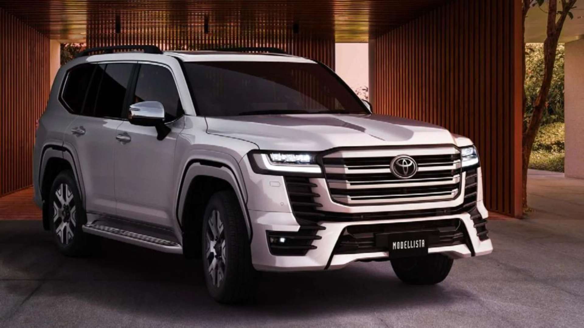Обновленному Toyota Land Cruiser 300 добавили стиля обвесом Modellista
