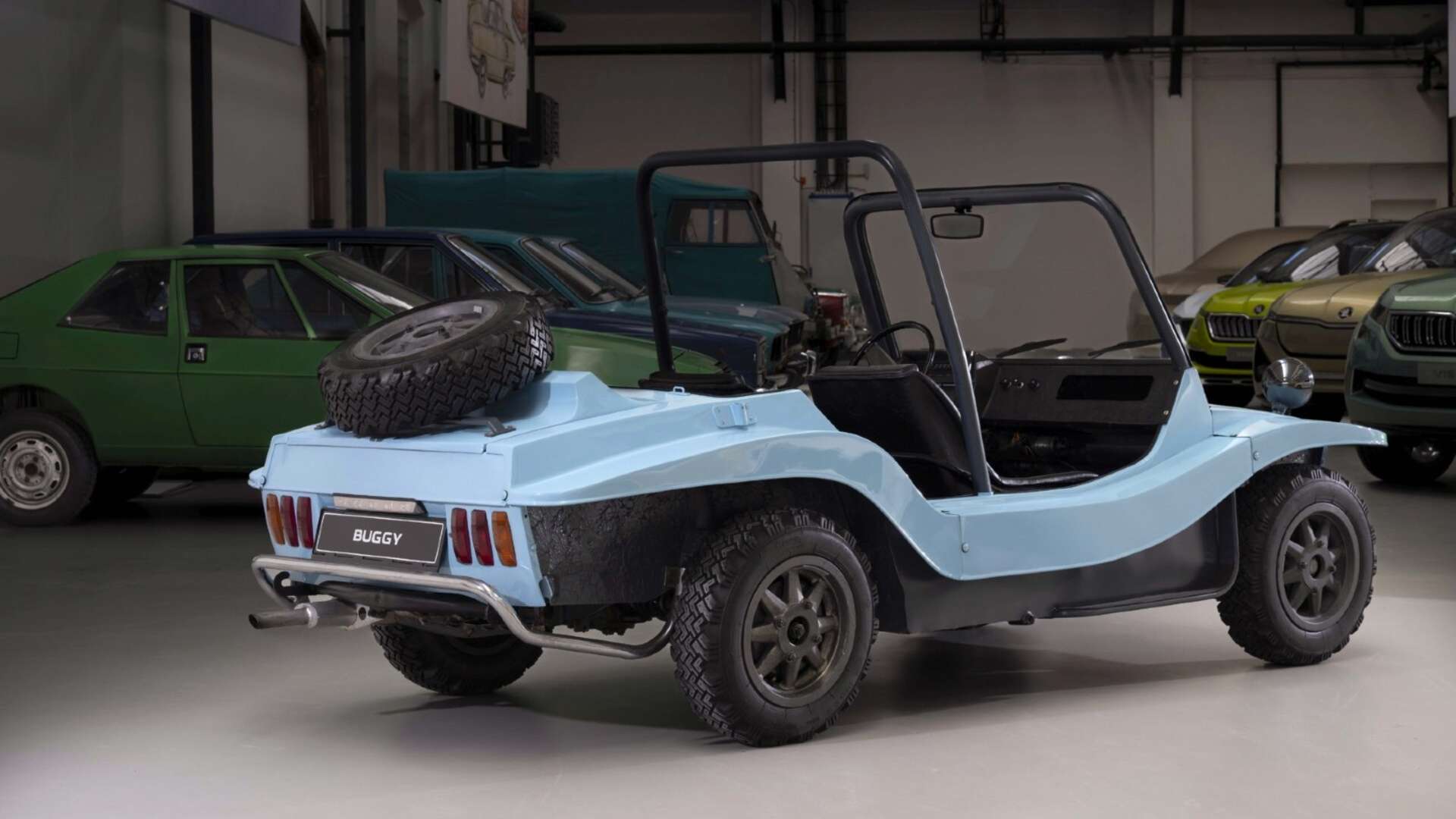 Самым необычным автомобилем Skoda в истории был 4-местный багги из 70-х
