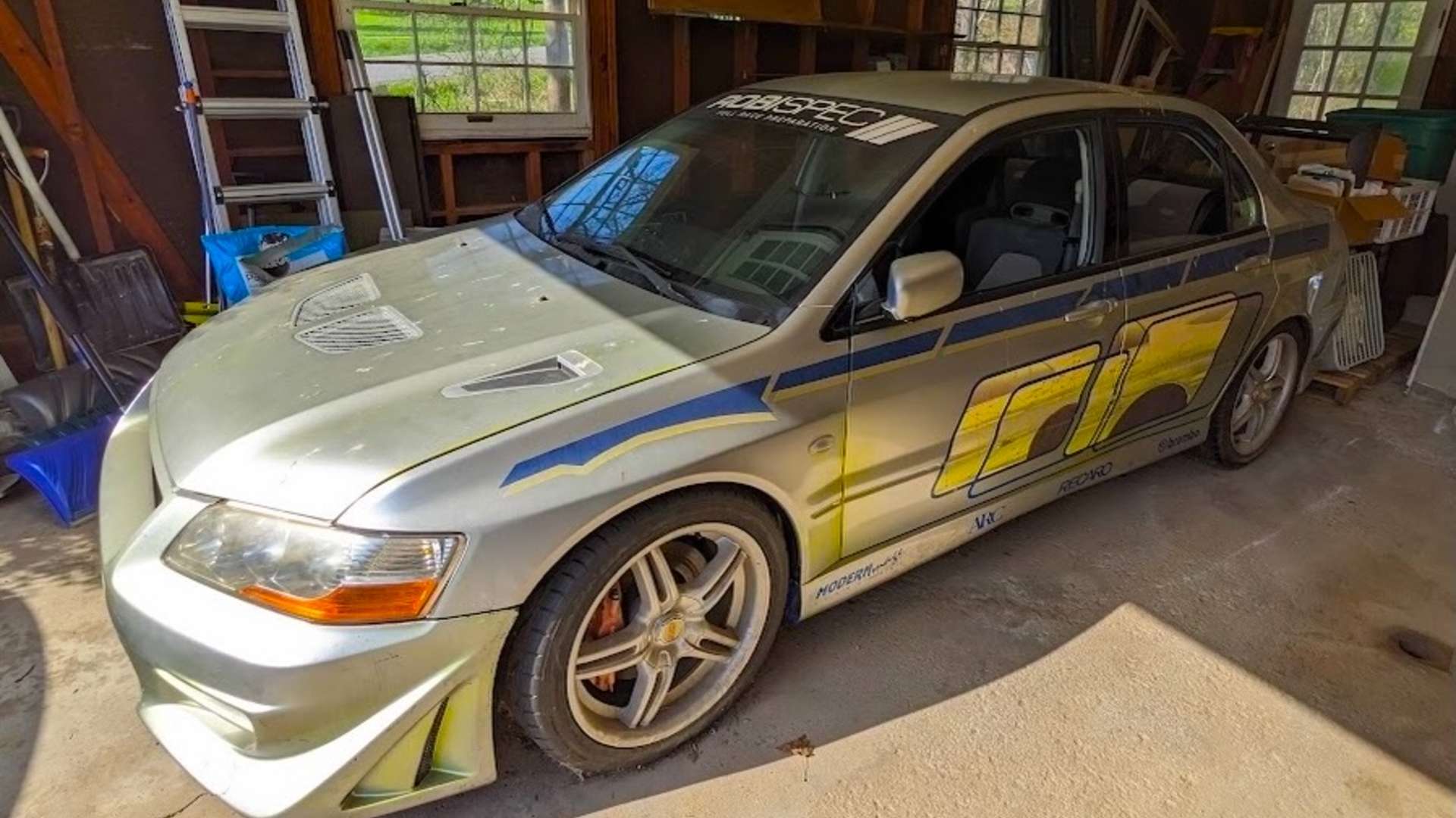 Mitsubishi Lancer Evolution VII из «Форсажа» нашли в сарае спустя 23 года с момента пропажи