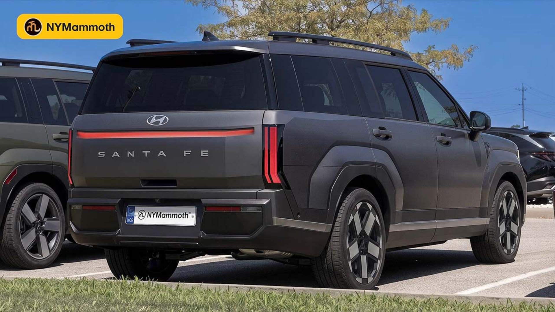 Новый Hyundai Santa Fe: изображения на базе шпионских фото 1 Новый Hyundai Santa Fe: изображения на базе шпионских фото
