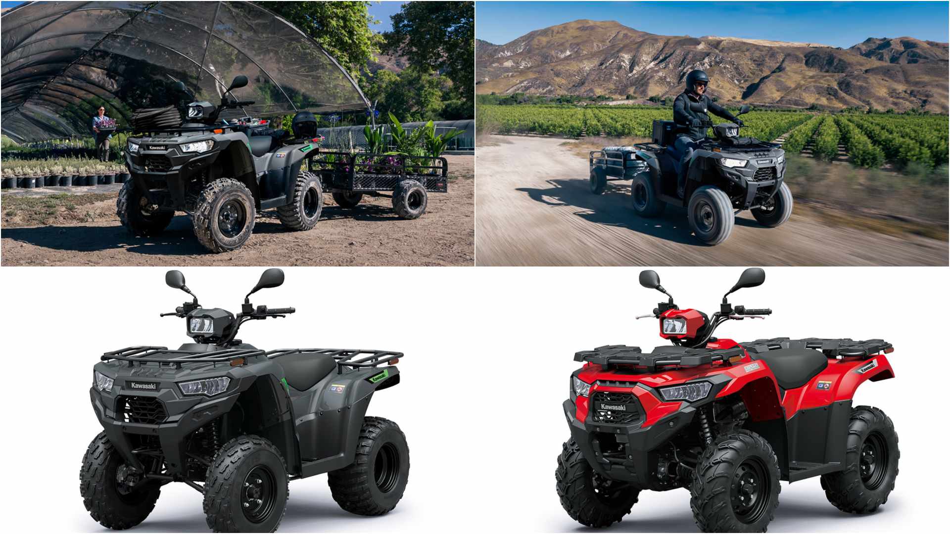 Новый внедорожный квадроцикл Kawasaki Brute Force сможет легально ездить по общественным дорогам