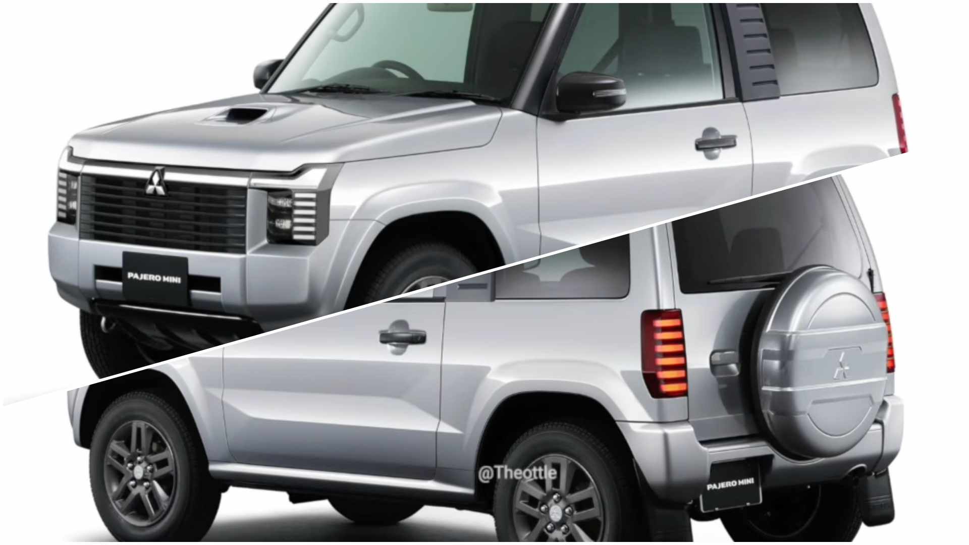 Mitsubishi Pajero Mini нового поколения показали в лице антагониста короткобазного Suzuki Jimny