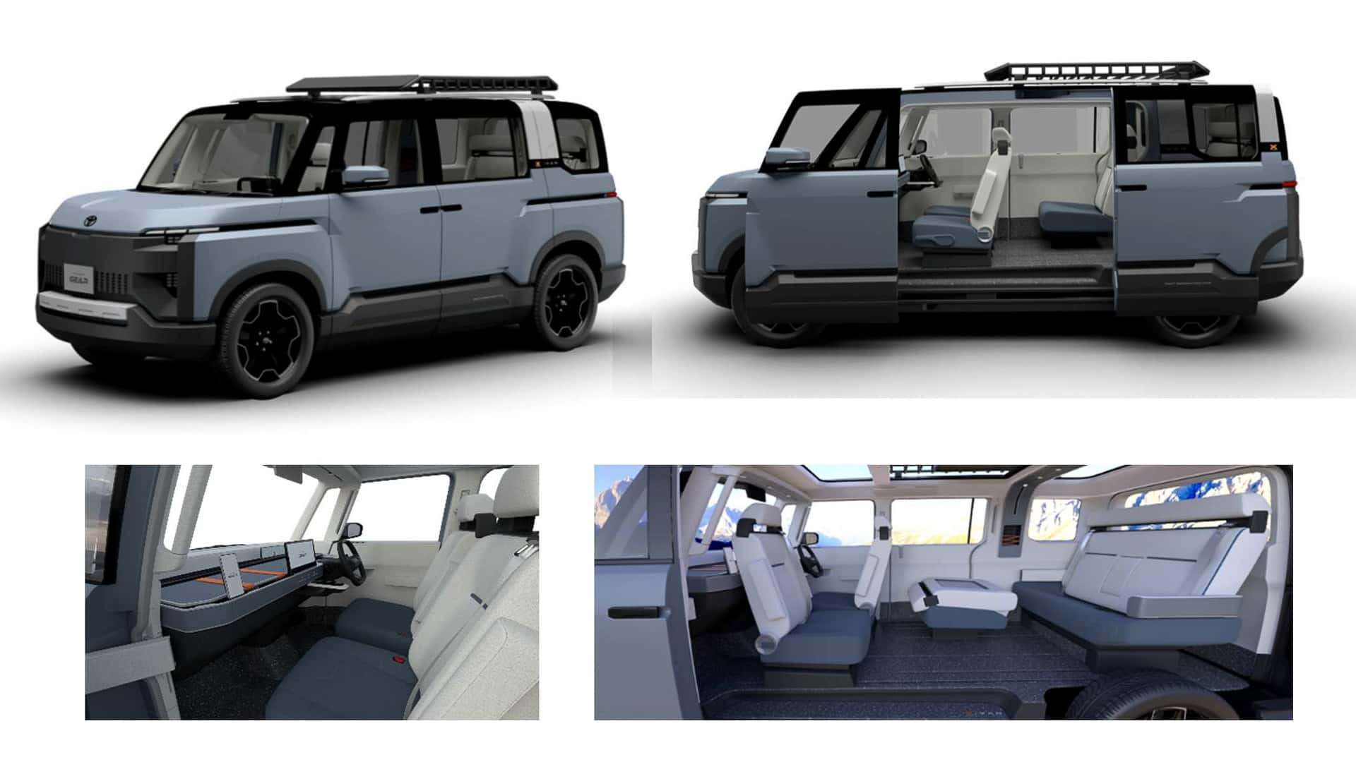 Революционный 6-местный внедорожный минивэн Toyota на замену Mitsubishi Delica: концепт X-VAN GEAR