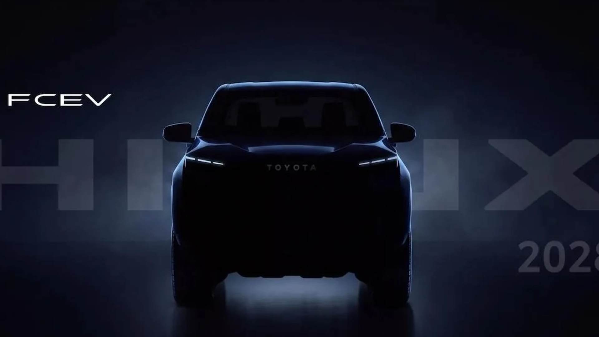 Водородный Toyota Hilux нового поколения показан первых фоторендерах