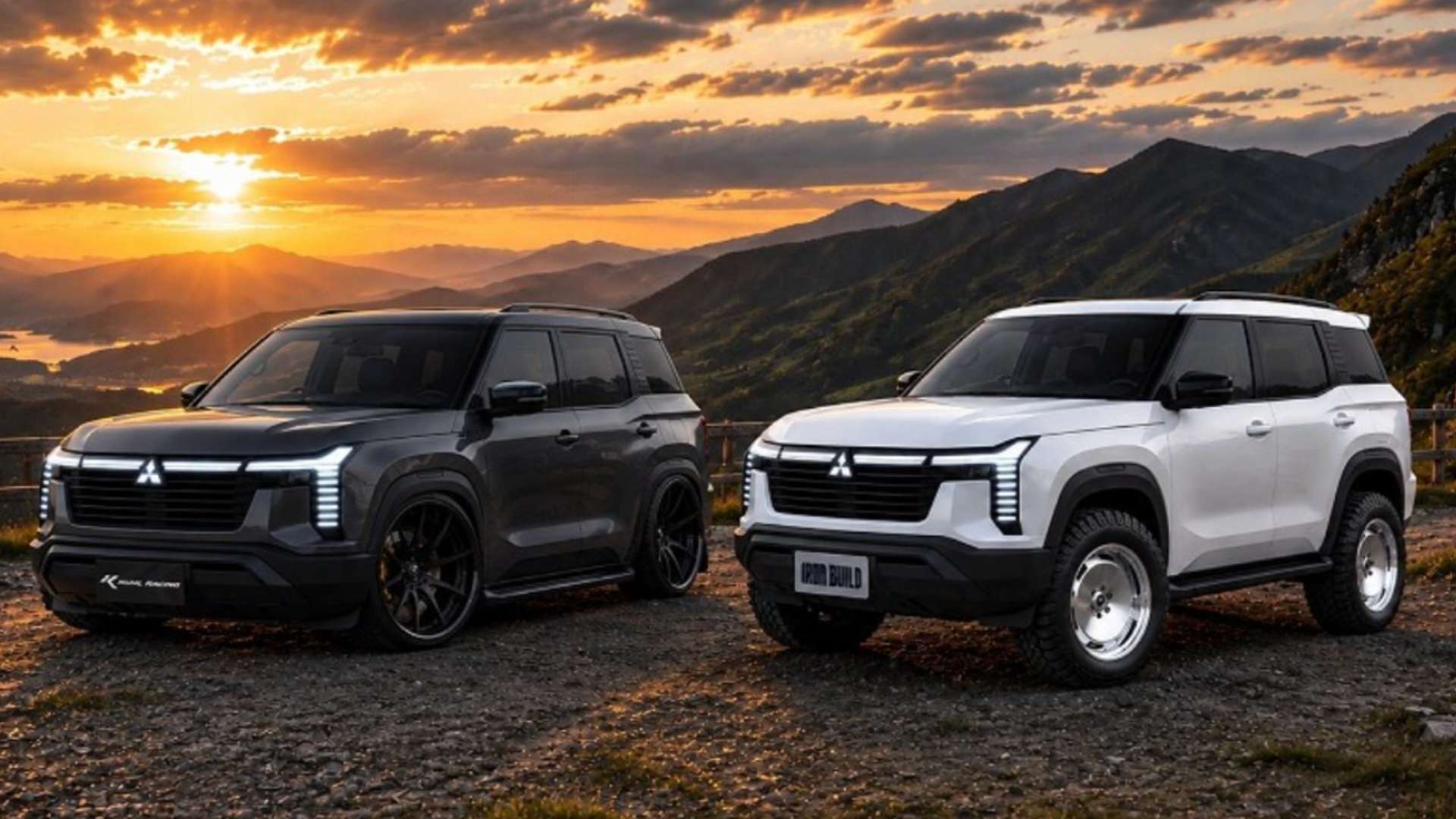 Тюнеры из Японии показали стэнс-версию нового Mitsubishi Pajero 