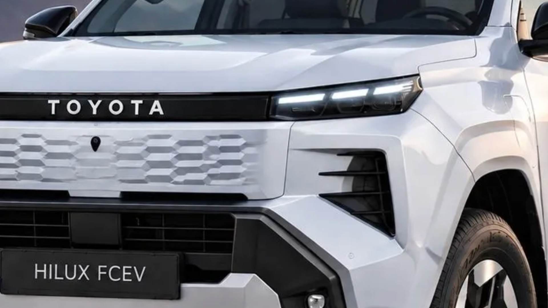 Водородный Toyota Hilux нового поколения показан первых фоторендерах